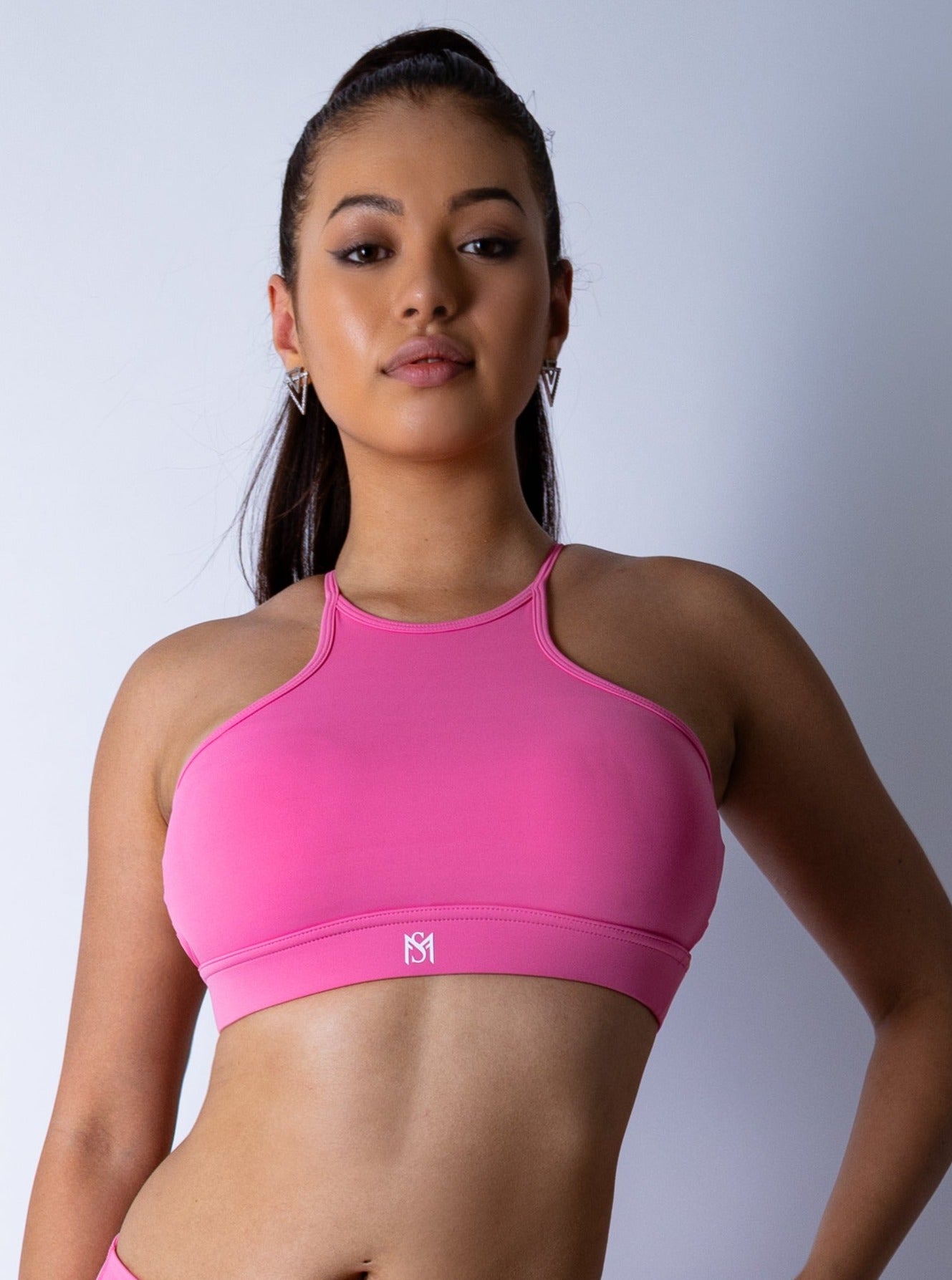 Wrap Elegant Pink Sport Bra Sportmonkey