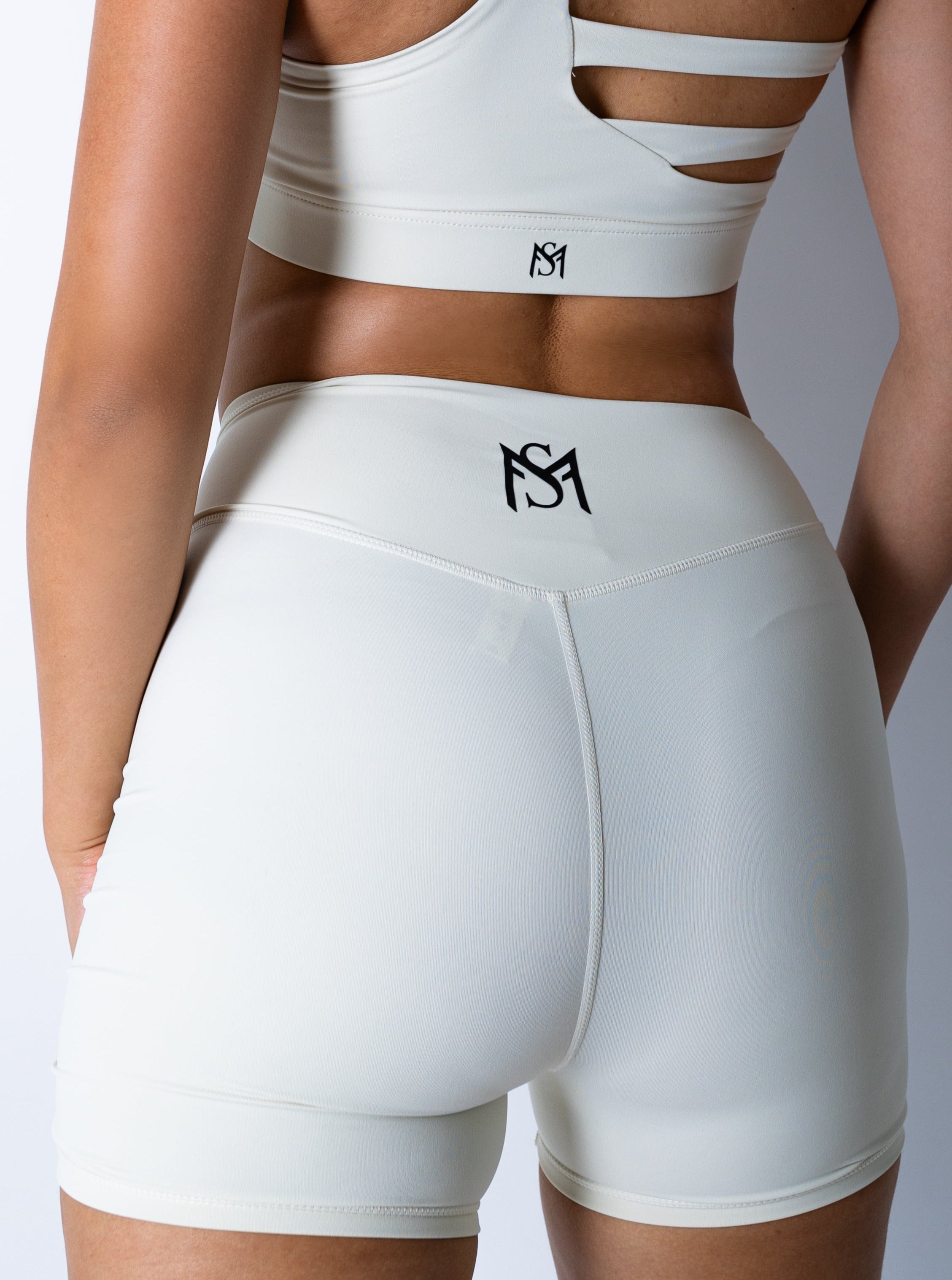 Wrap Shorts White Sportmonkey