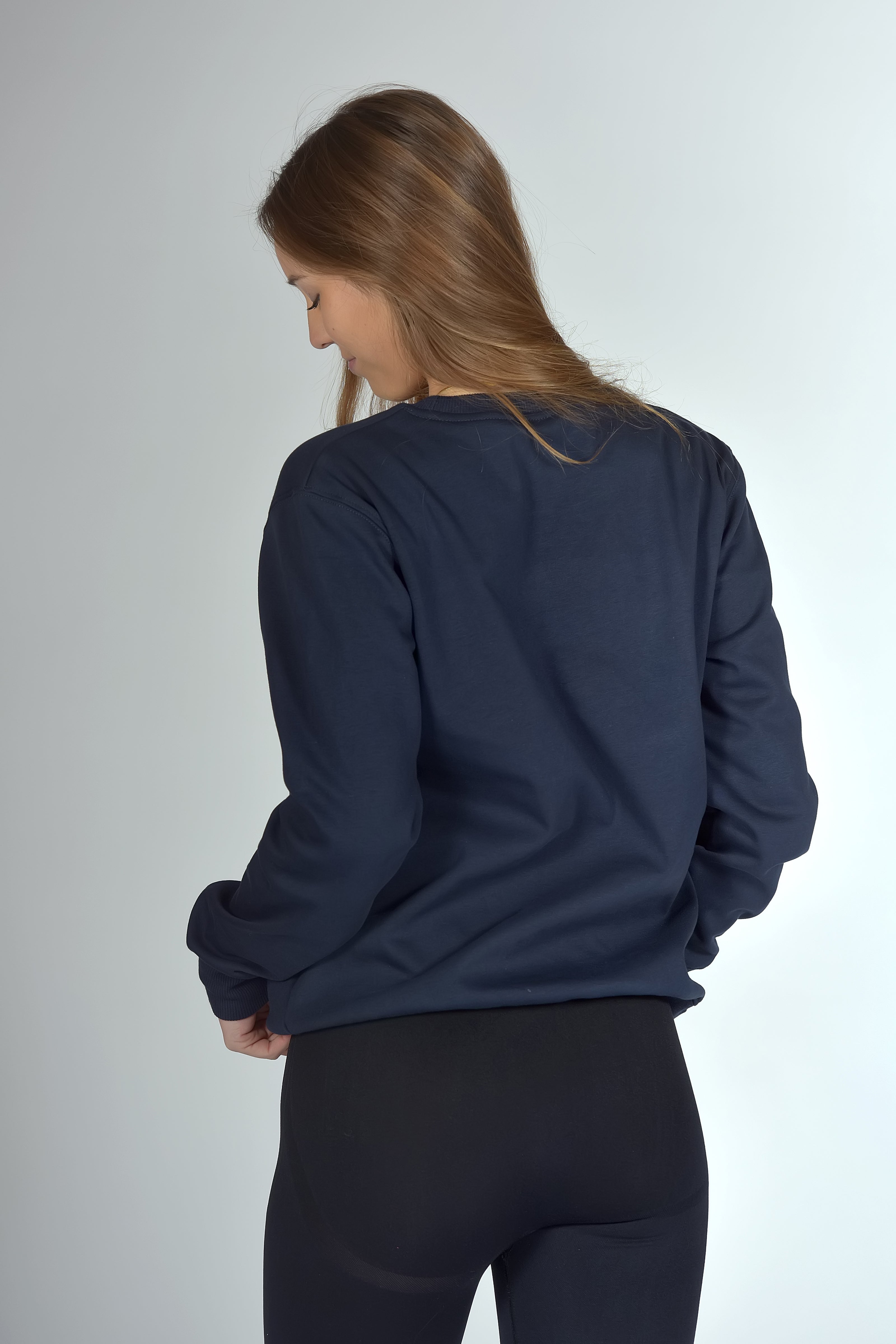 Unisex Fleece Pull Navy Blue Sportmonkey