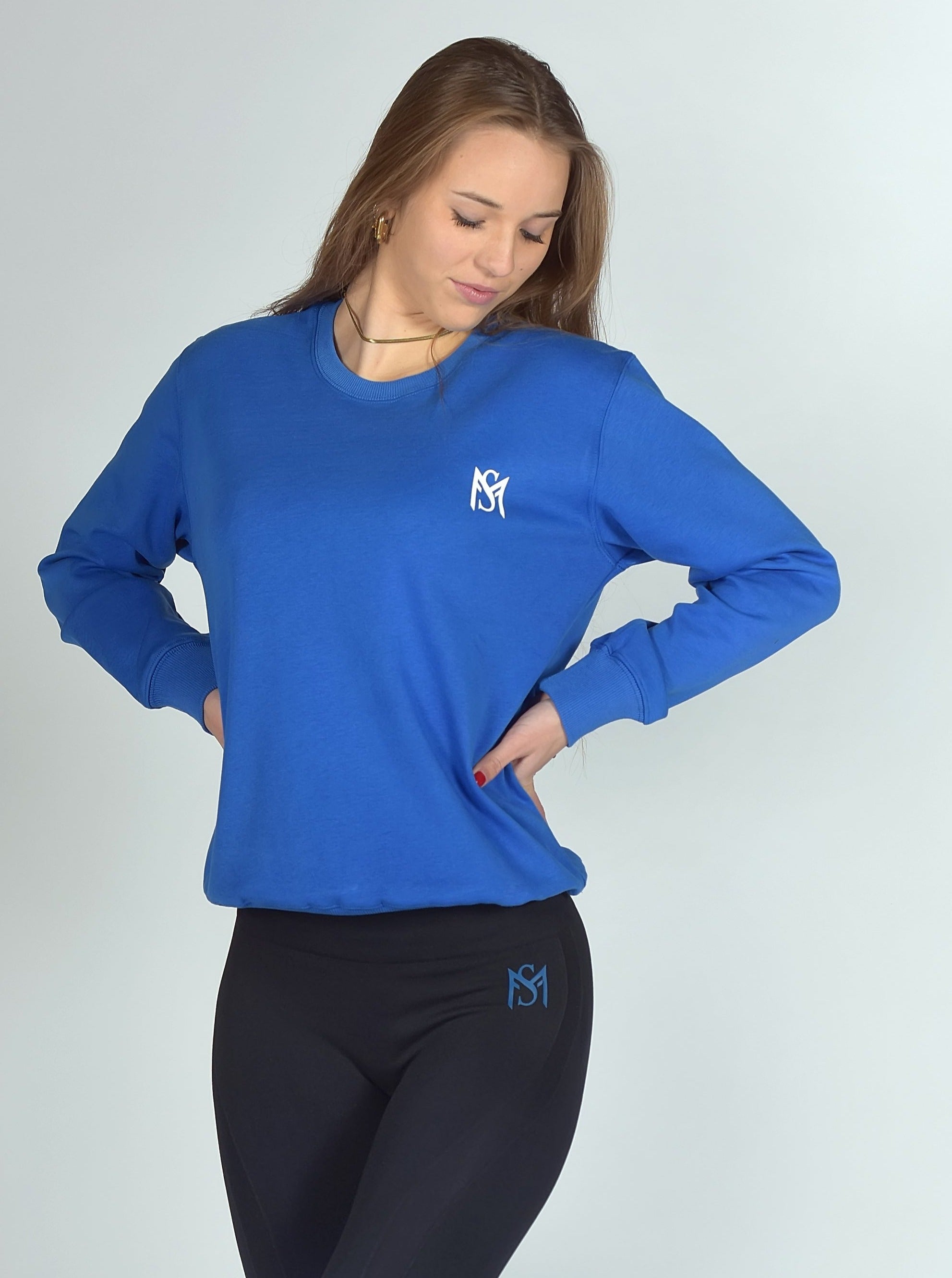 Unisex Fleece Pull Blue Sportmonkey