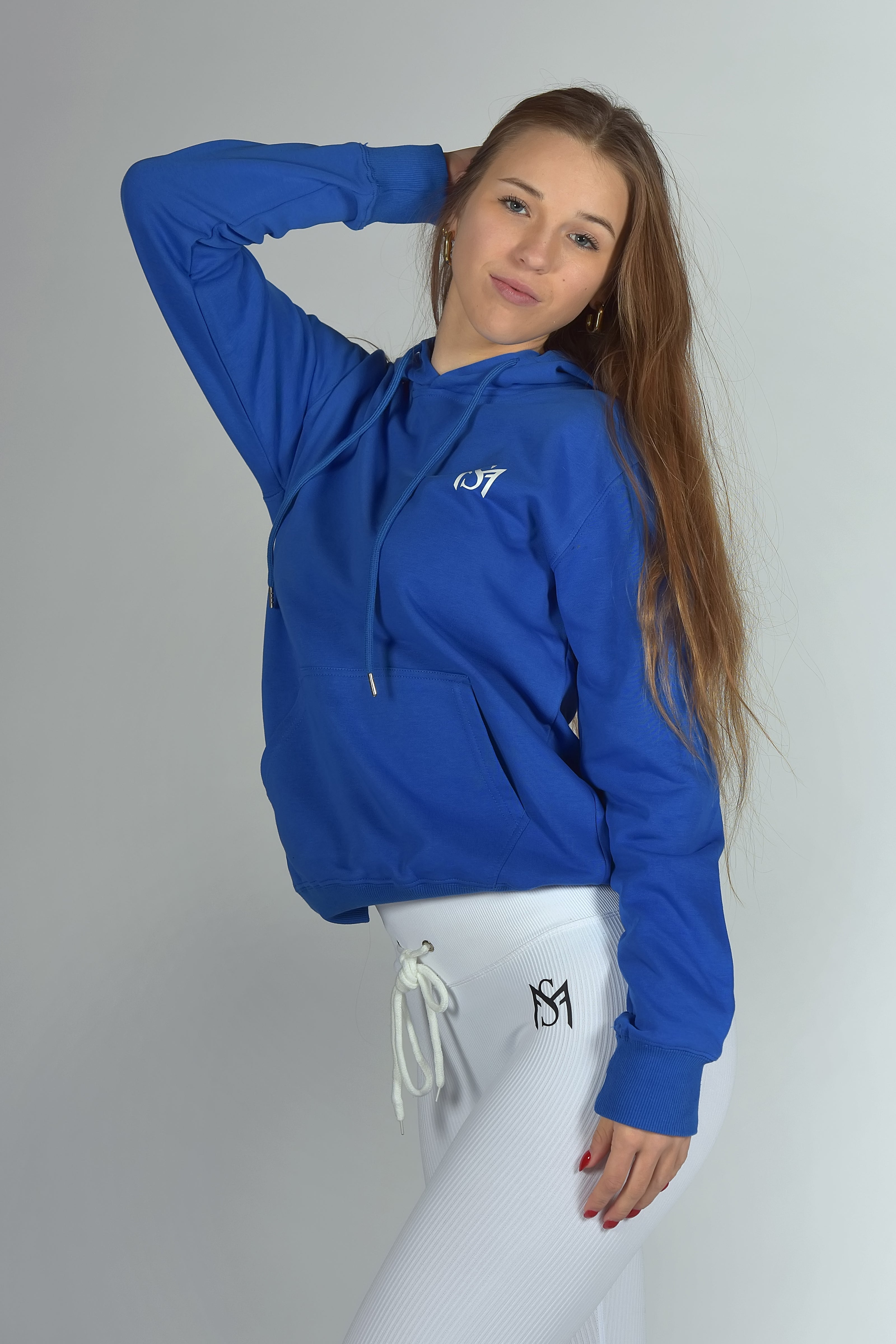Unisex Thin Hoodie Blue Sportmonkey