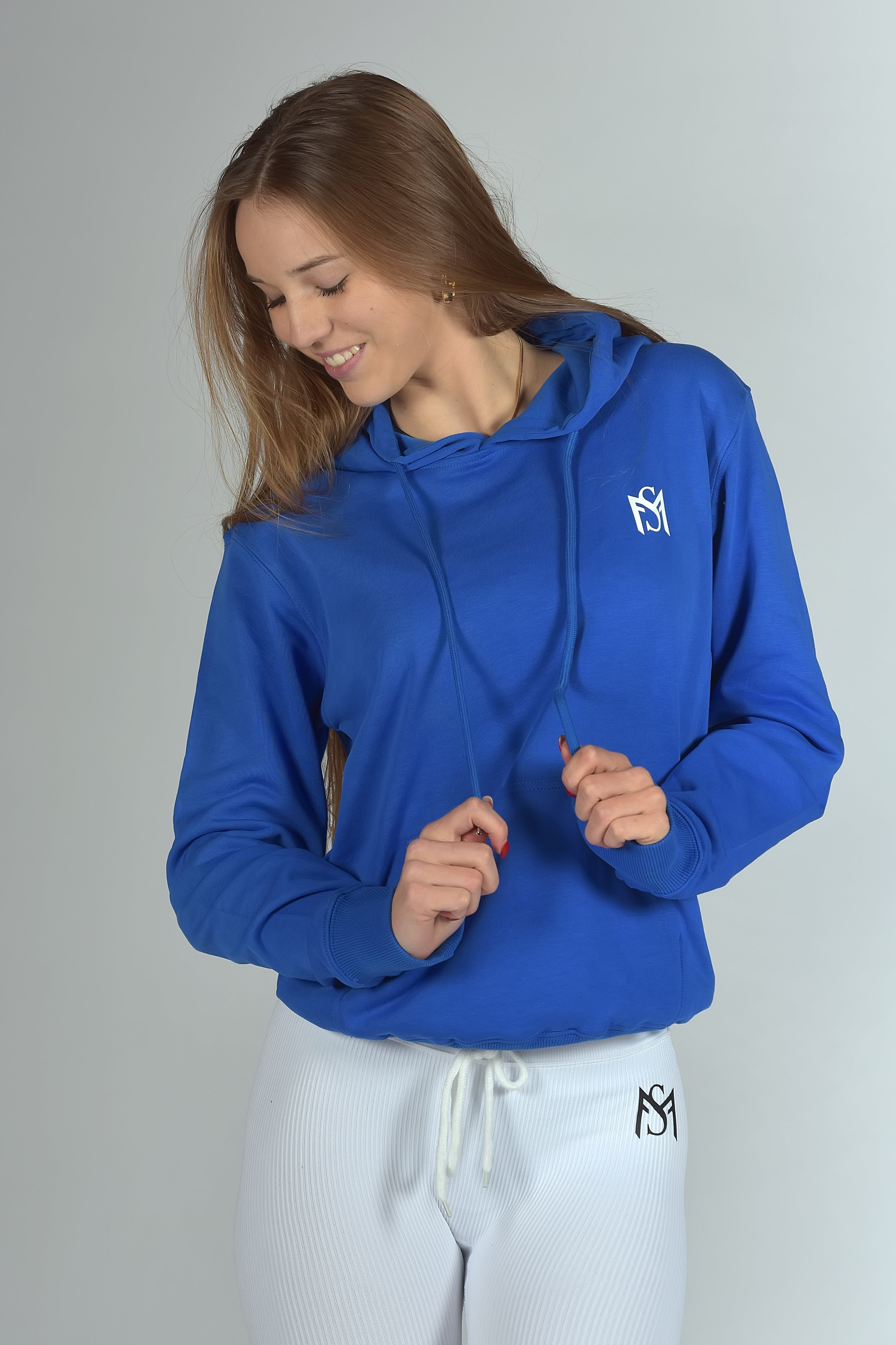 Unisex Thin Hoodie Blue Sportmonkey
