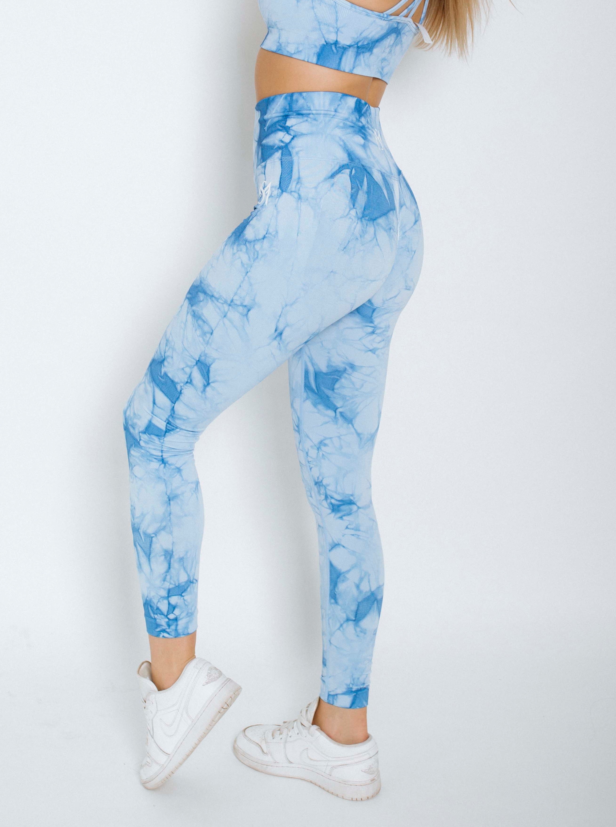 Marble 2.0 Blue Leggings Sportmonkey