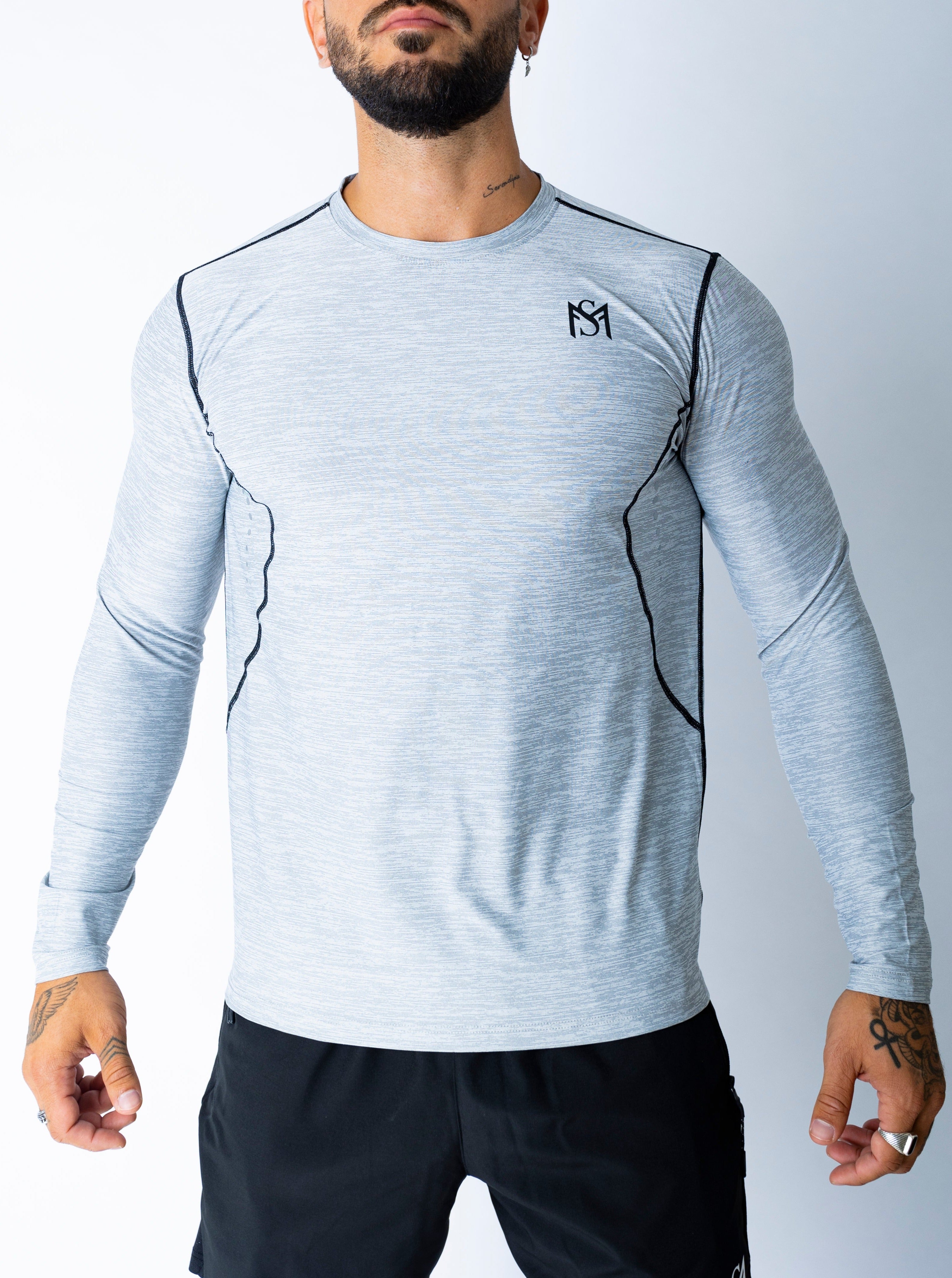 Dry-Fit Long Sleeve Grey Sportmonkey PRO