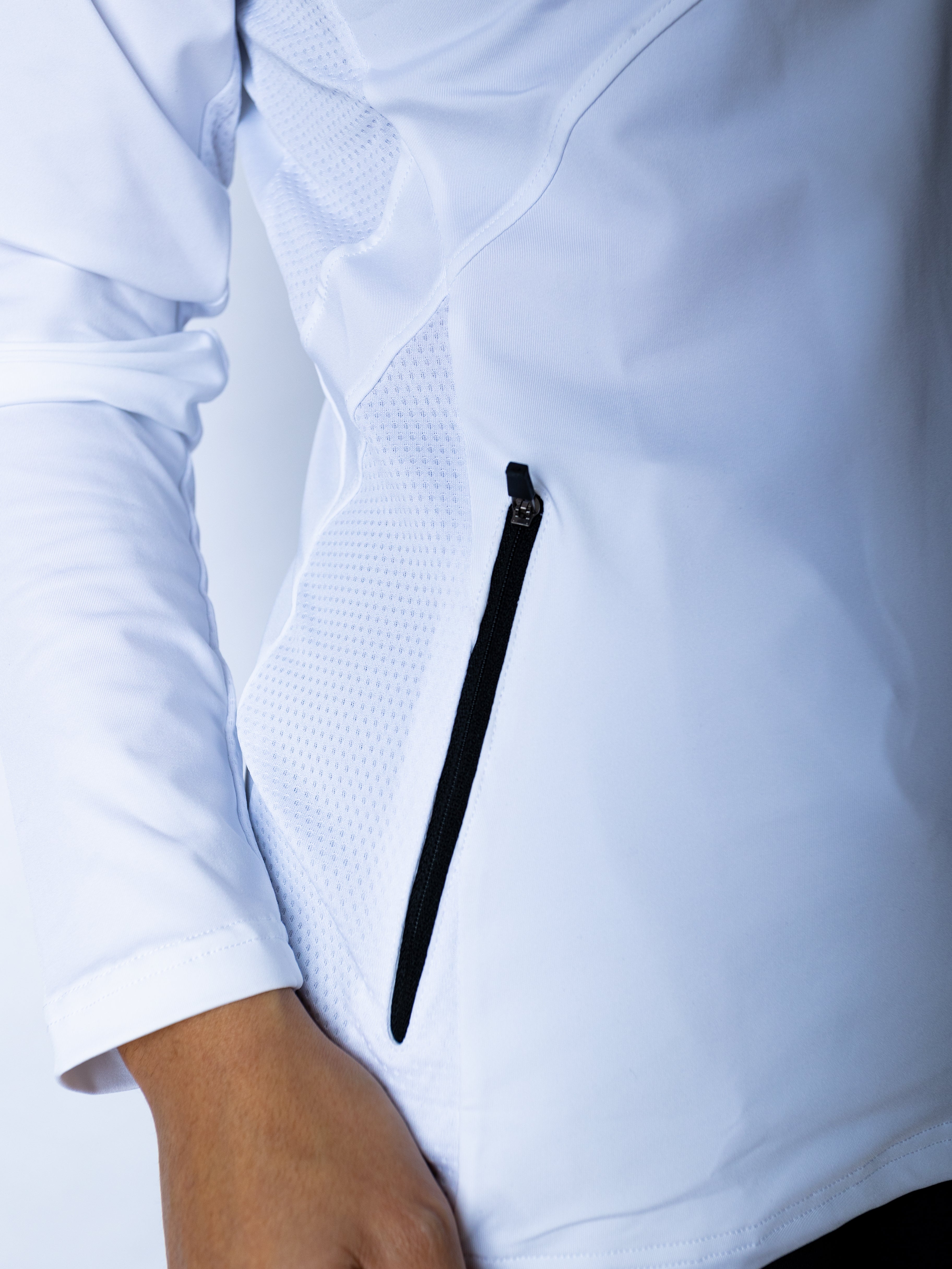 Running Jacket White Sportmonkey PRO