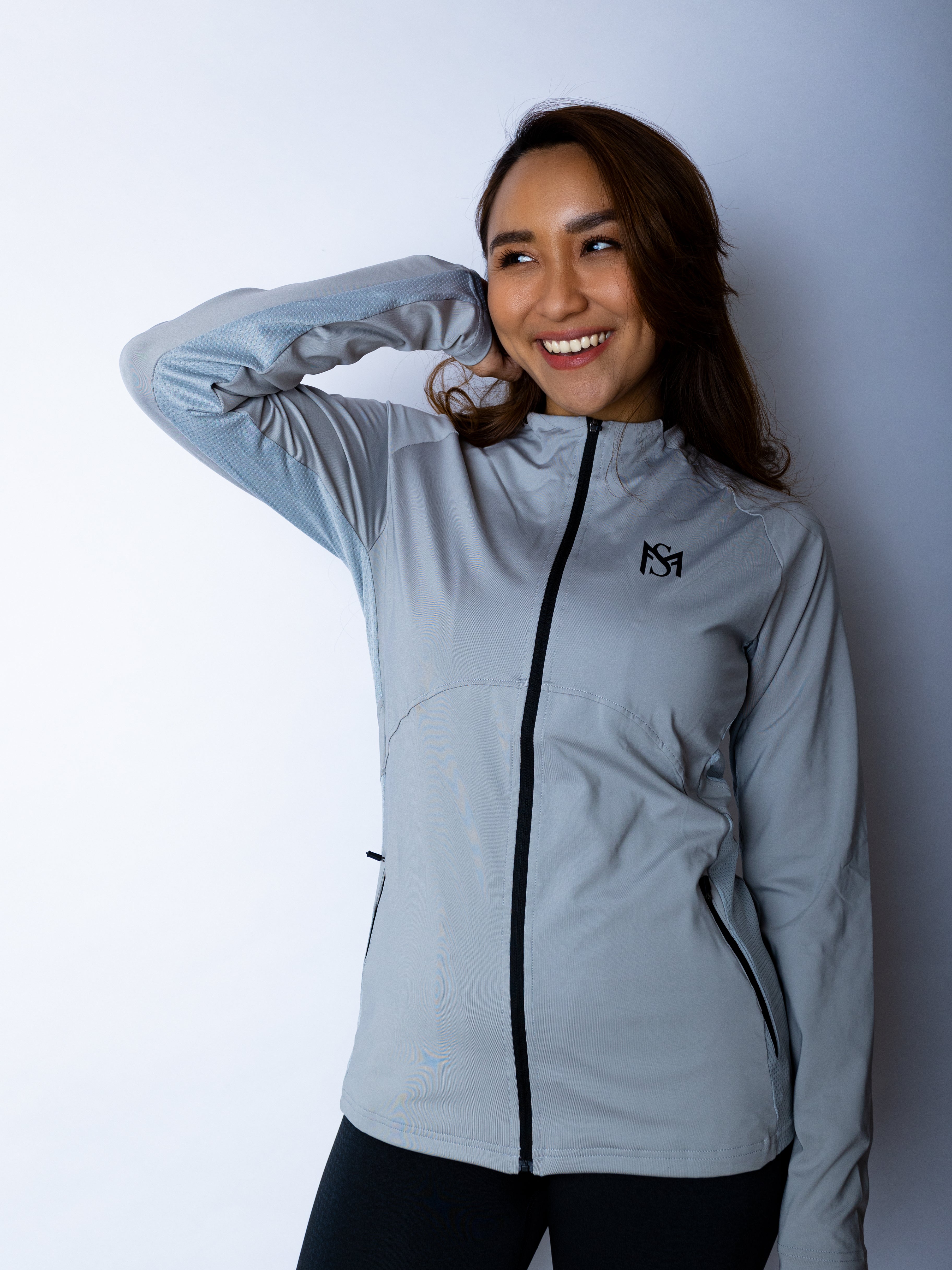 Running Jacket Grey Sportmonkey PRO