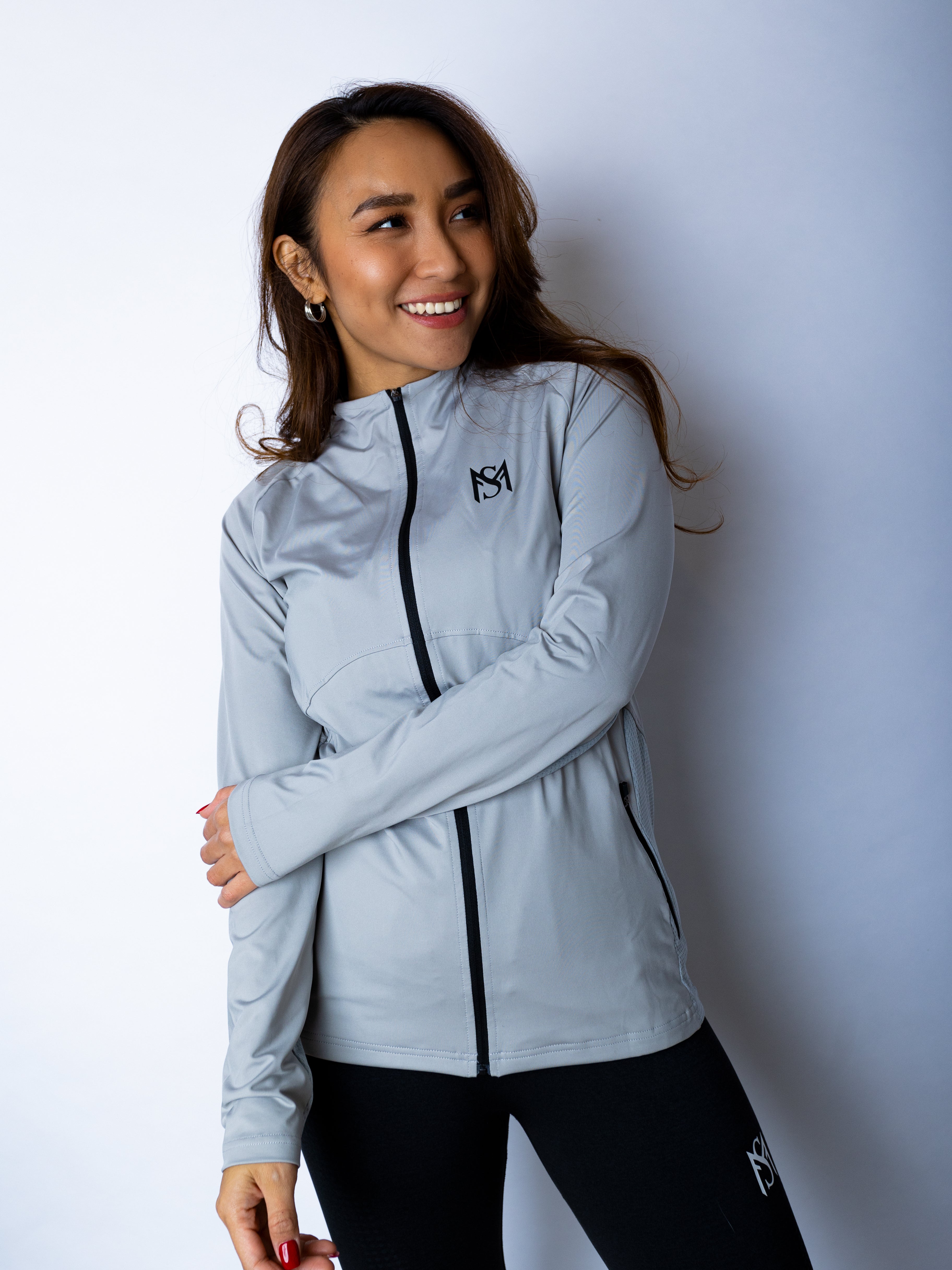 Running Jacket Grey Sportmonkey PRO