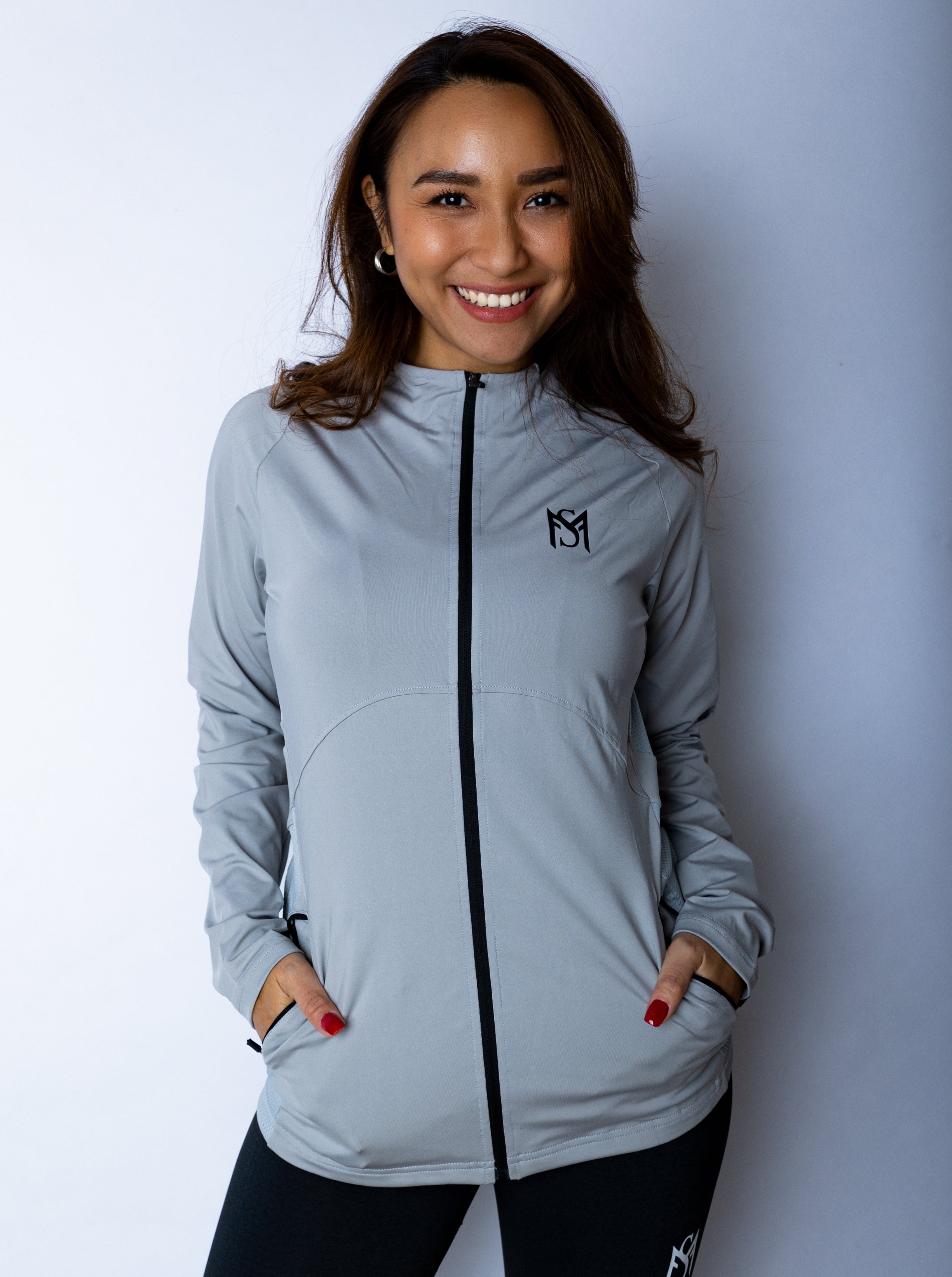 Running Jacket Grey Sportmonkey PRO