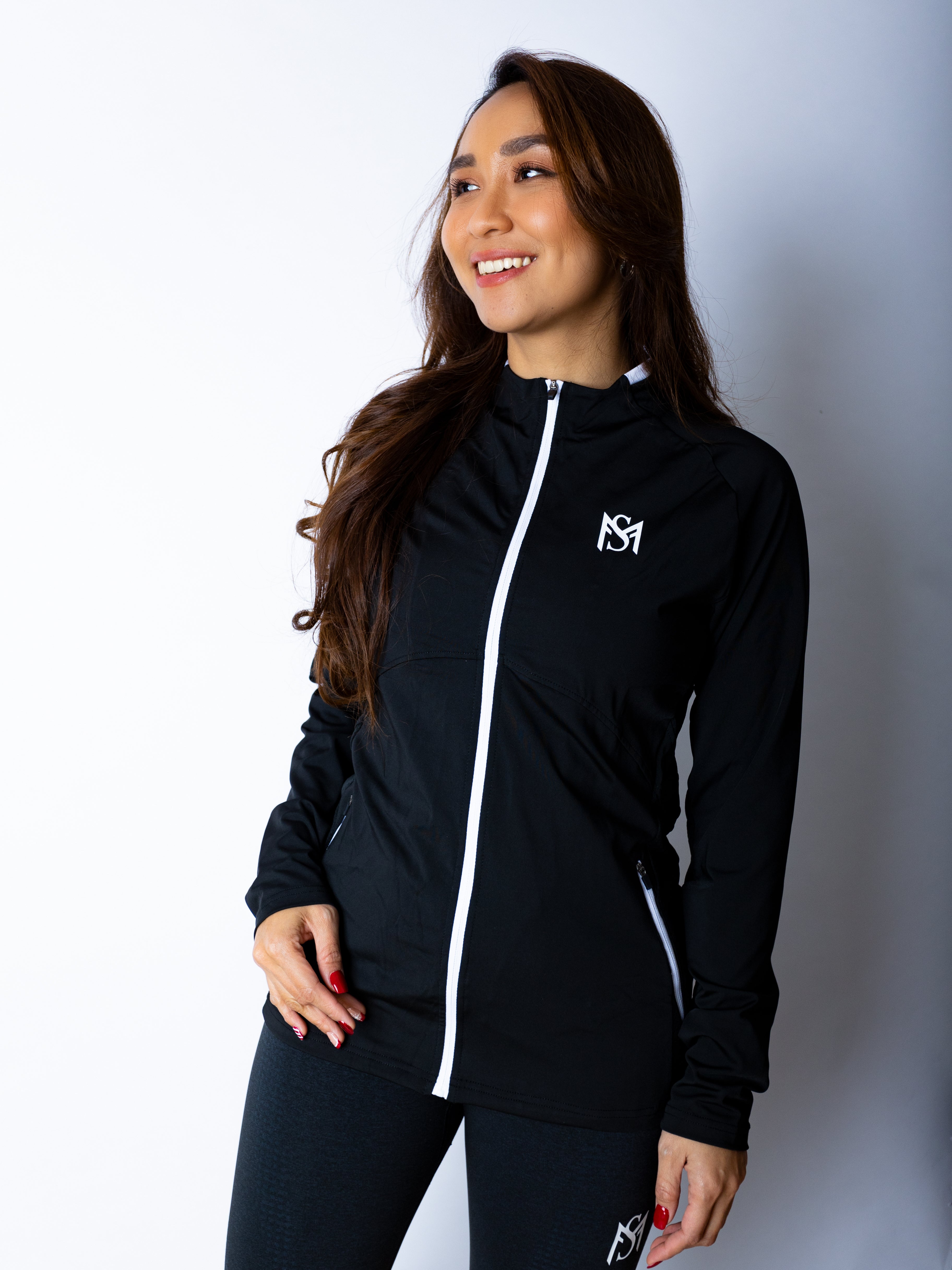 Running Jacket Black Sportmonkey PRO