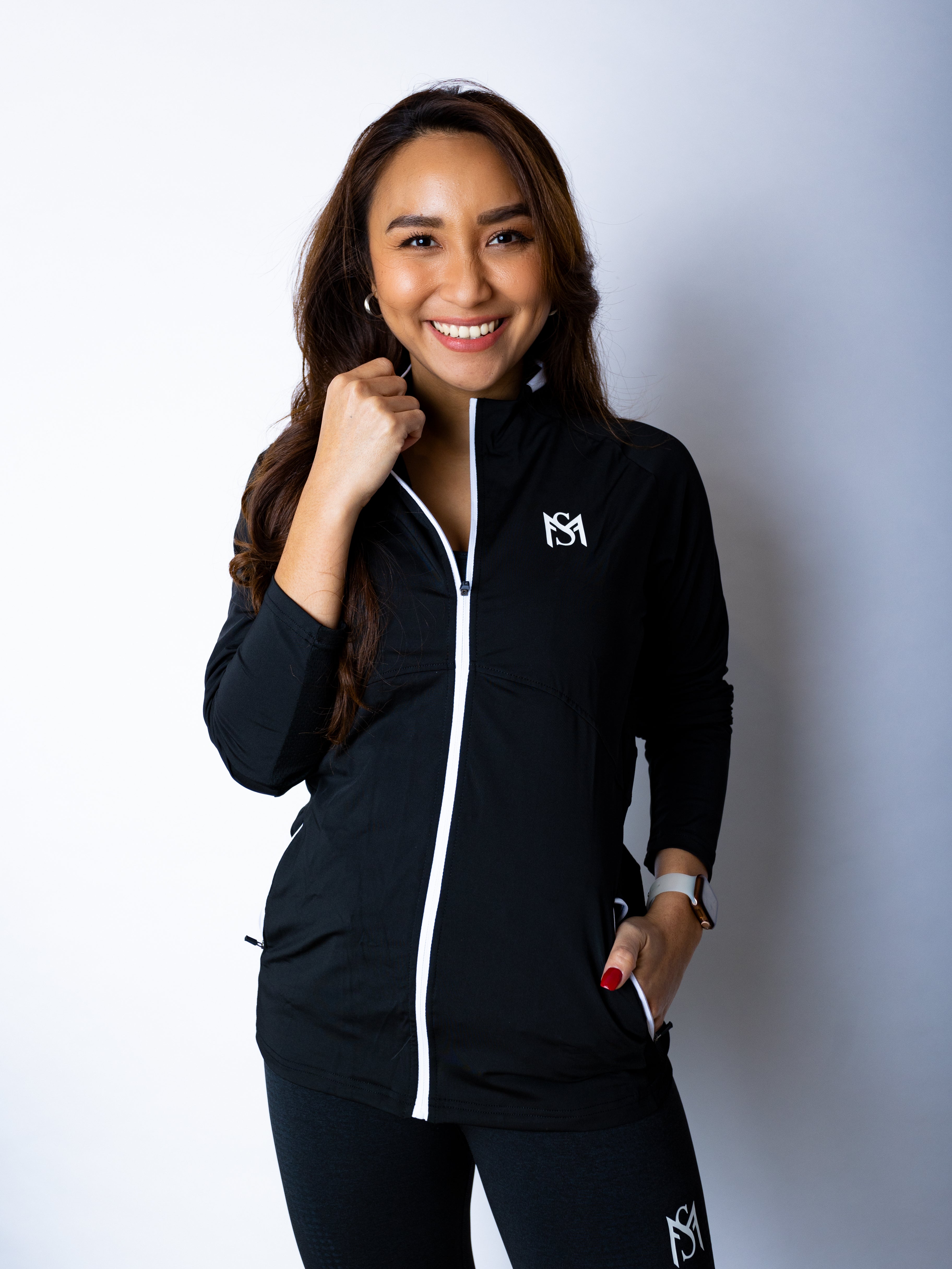 Running Jacket Black Sportmonkey PRO