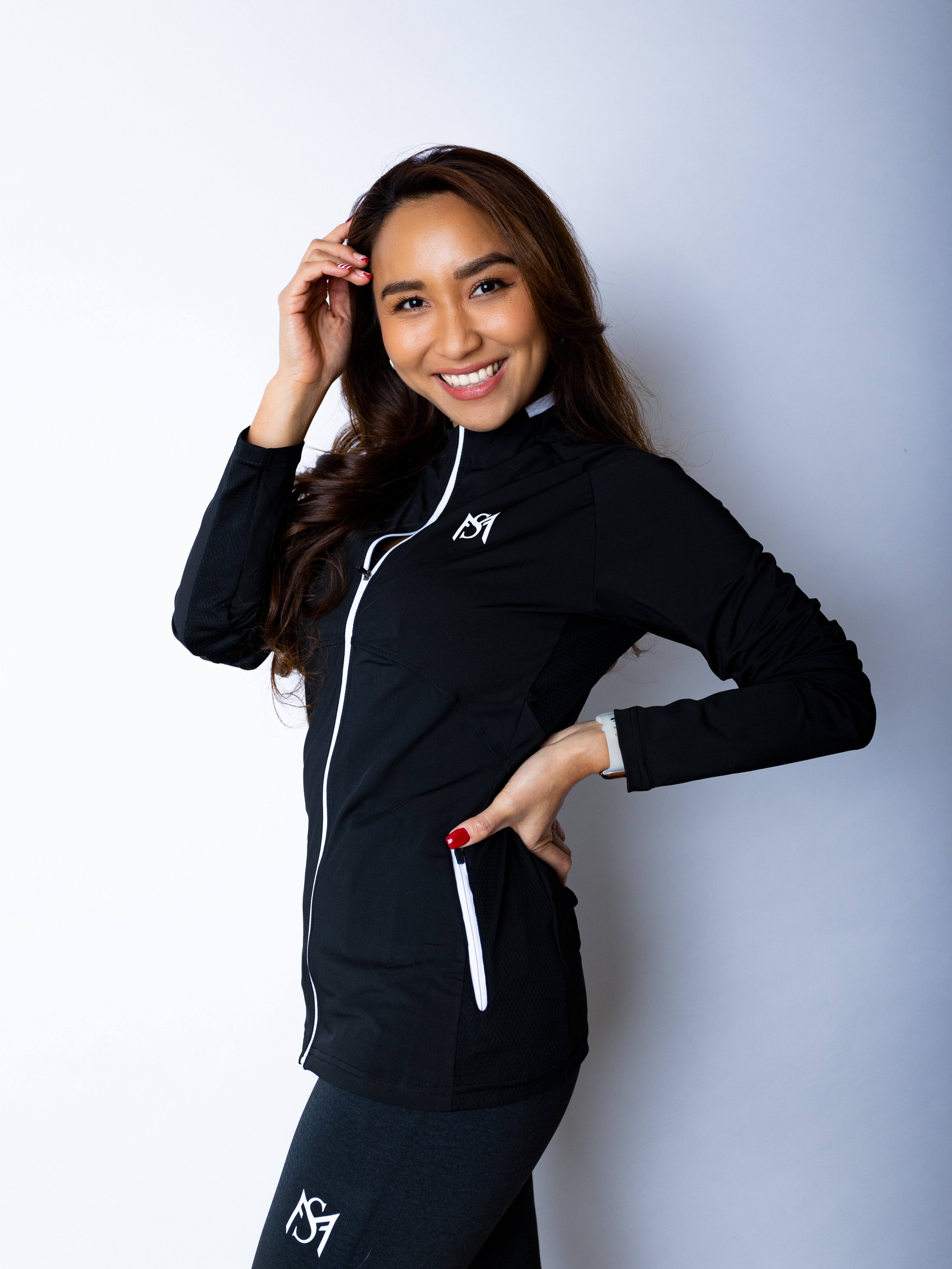 Running Jacket Black Sportmonkey PRO