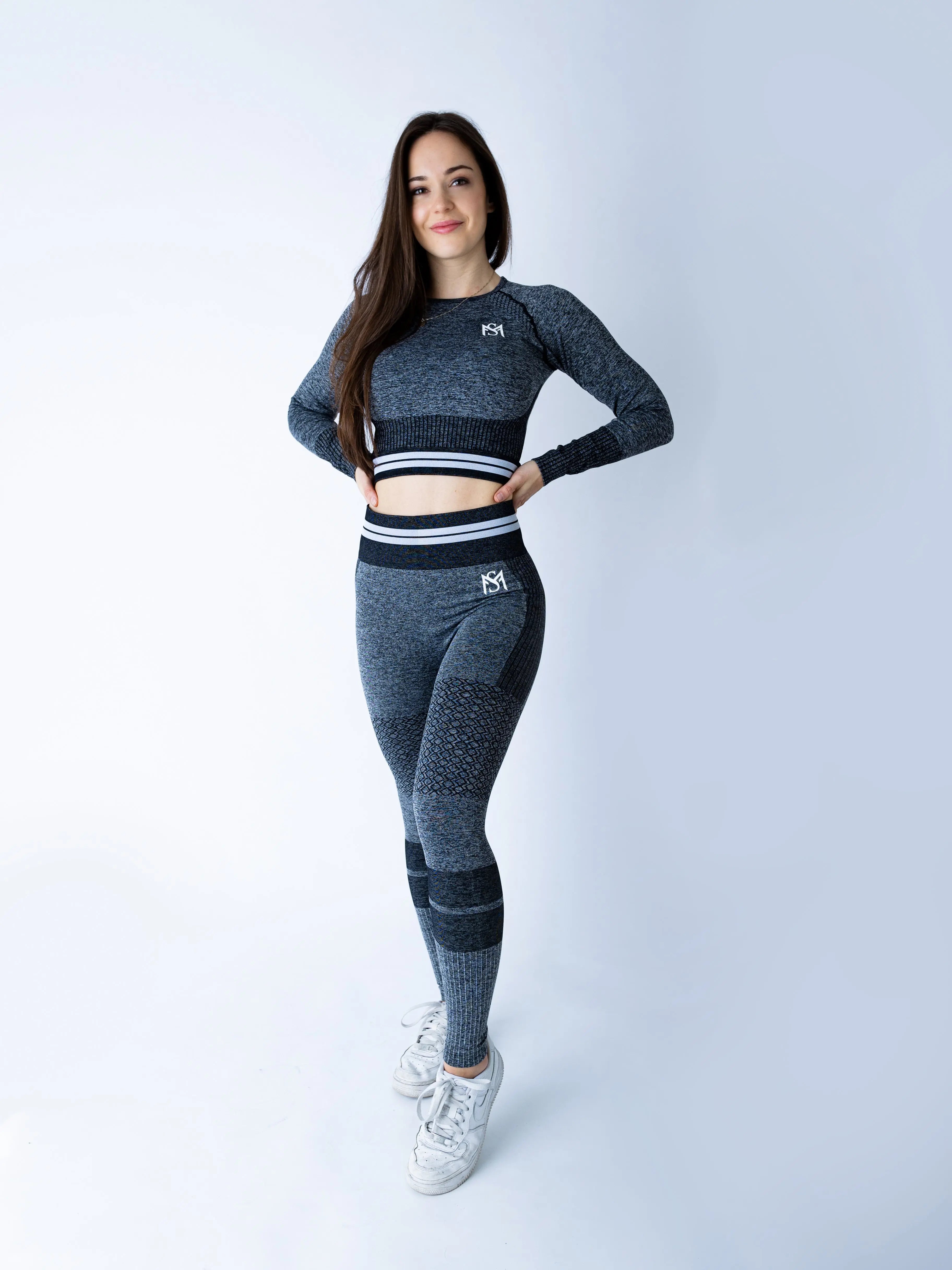 Bright Lines Dark Grey Set sportmonkey