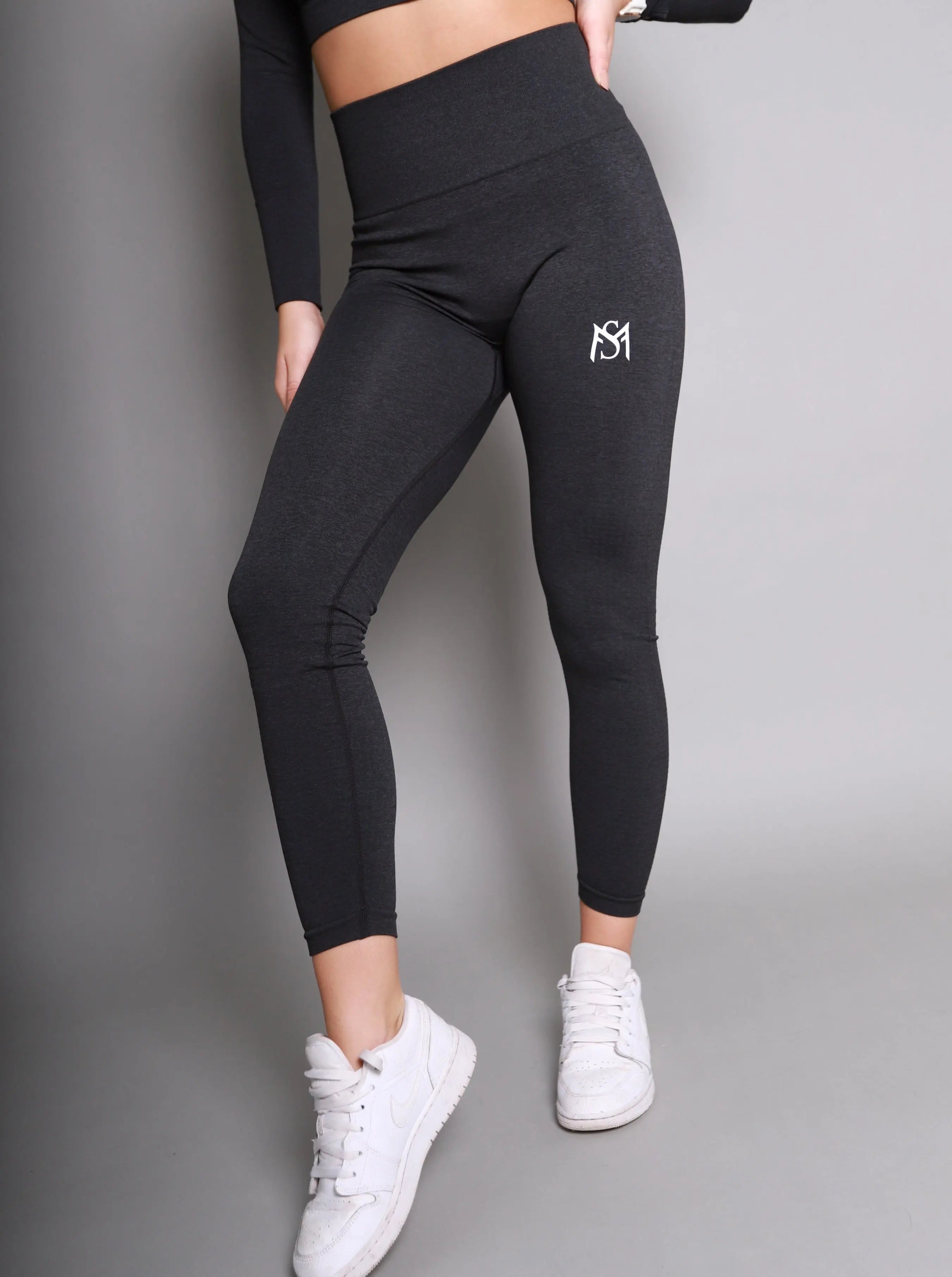 Marble Black Legging sportmonkey