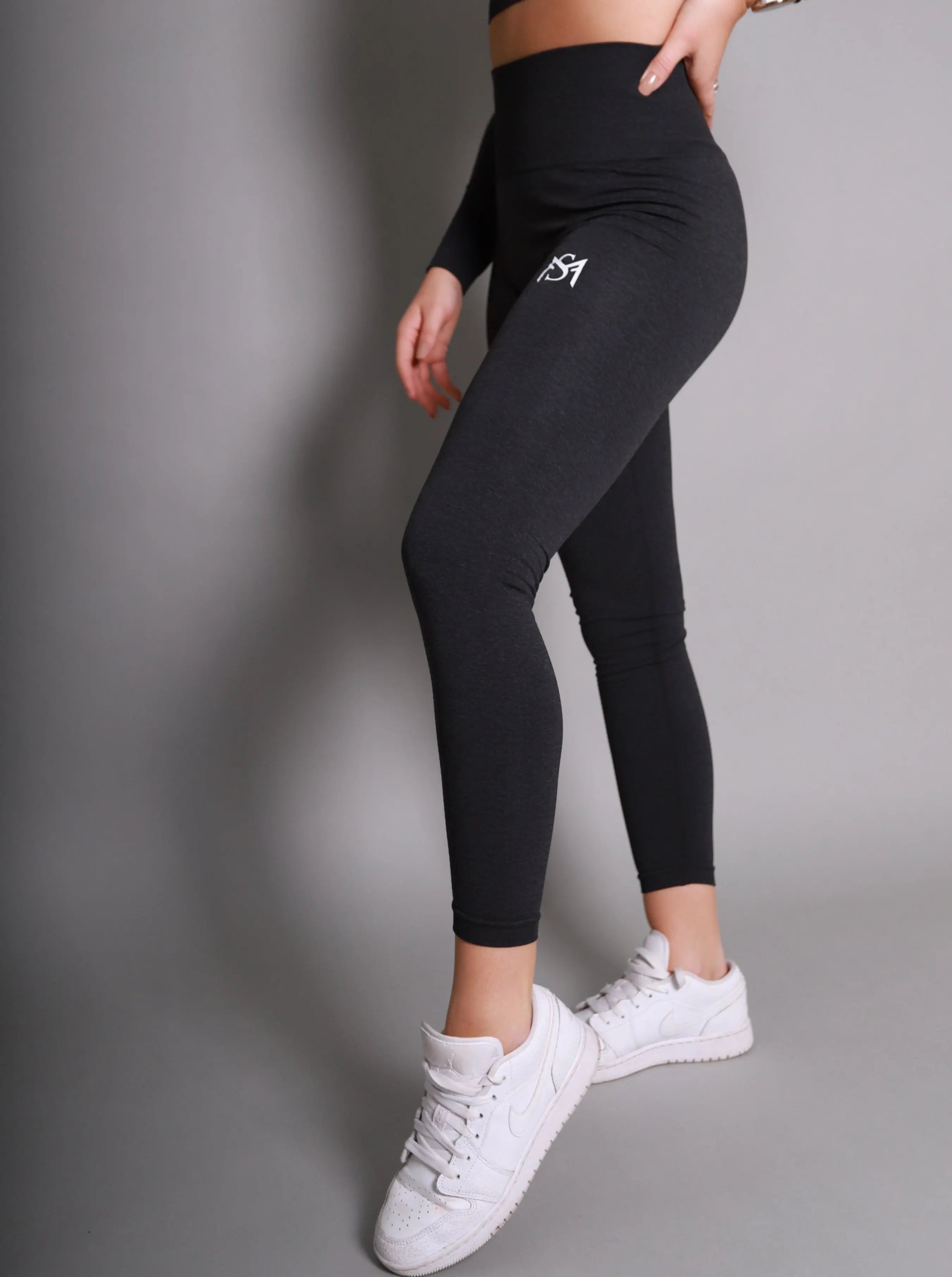 Marble Black Legging sportmonkey