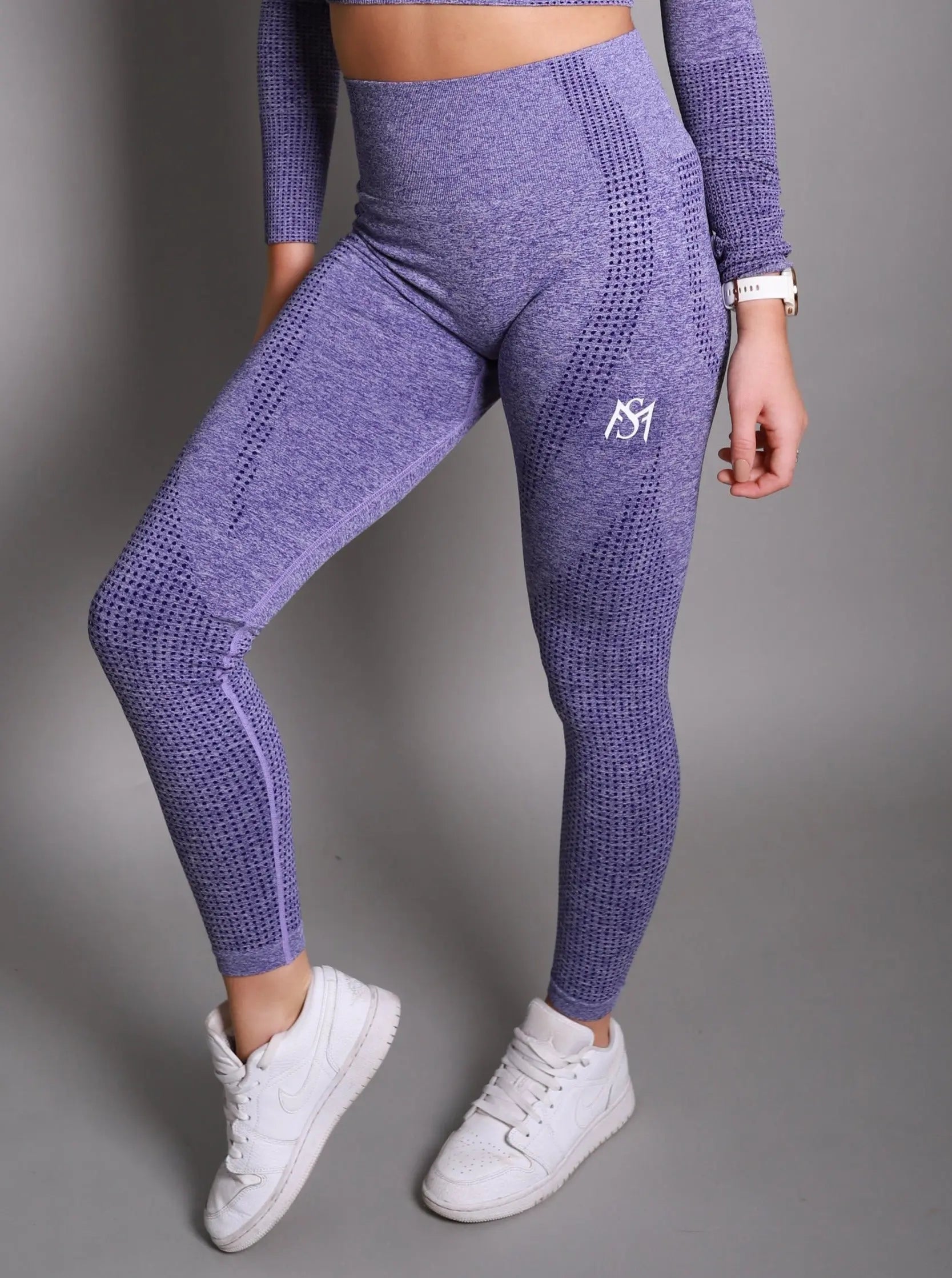 Marble Purple Legging sportmonkey