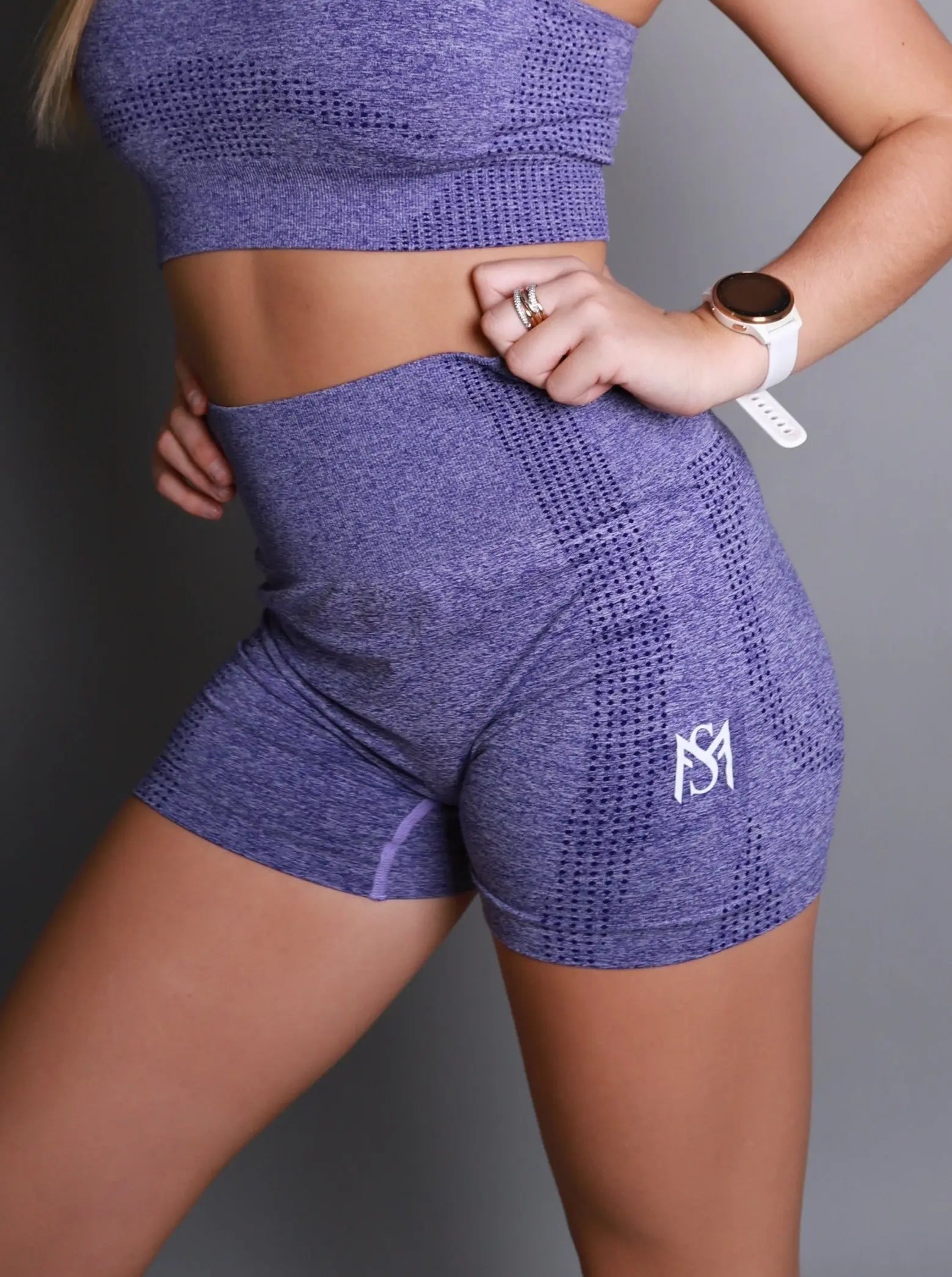 Marble Purple Shorts sportmonkey