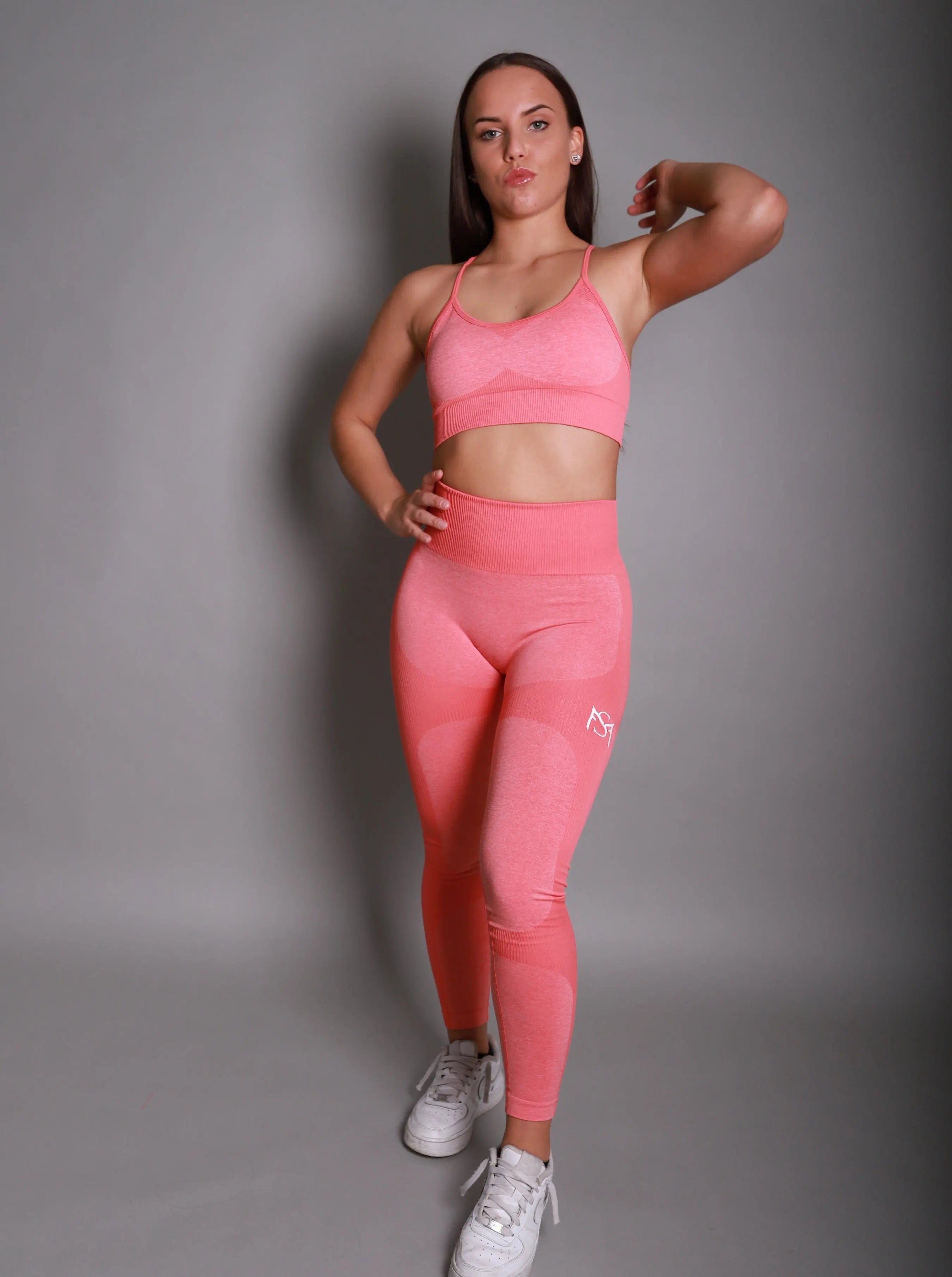 Seamless Pink Leggings sportmonkey