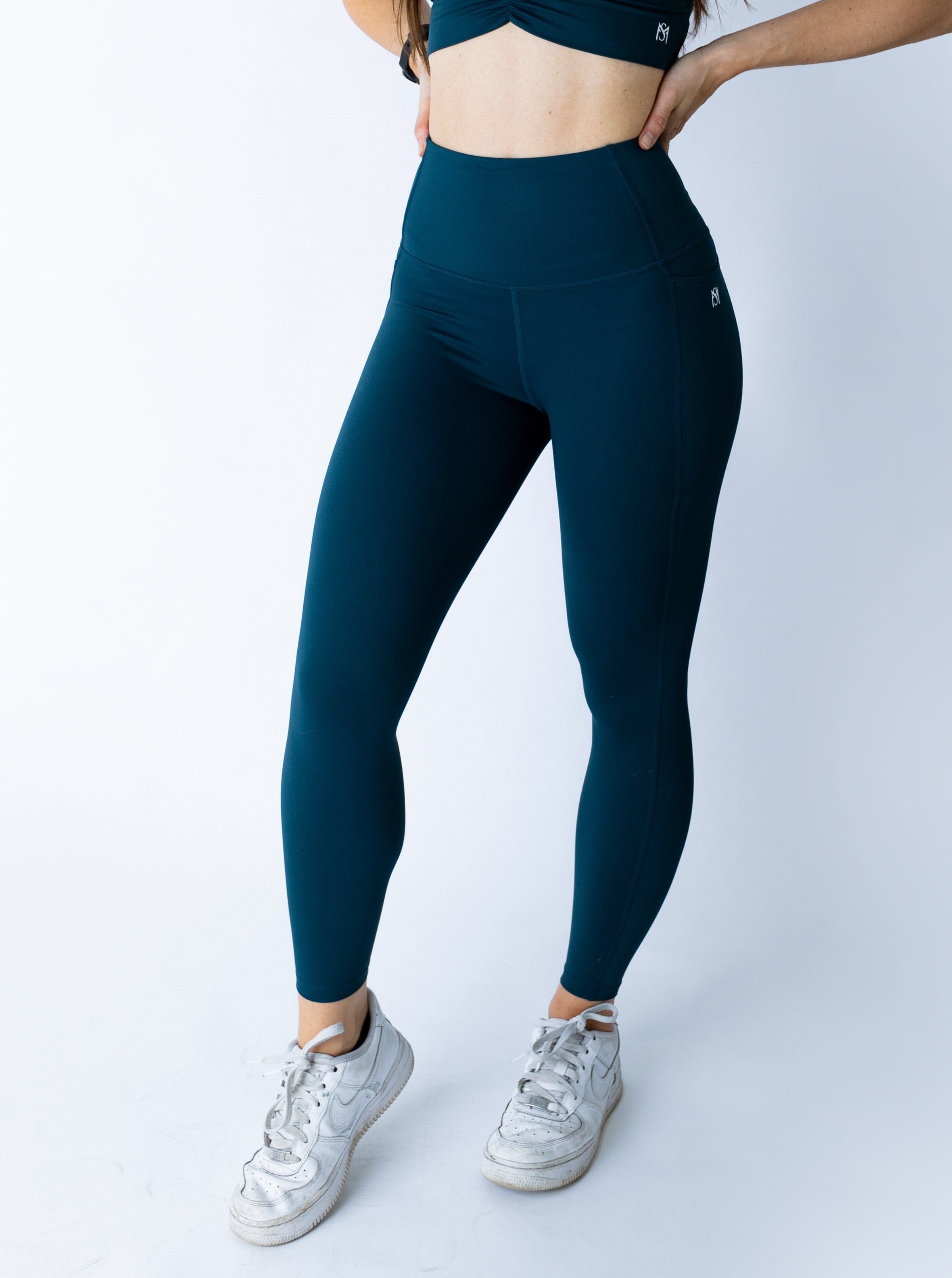 New Beginnings Collection Dark Green Legging Sportmonkey