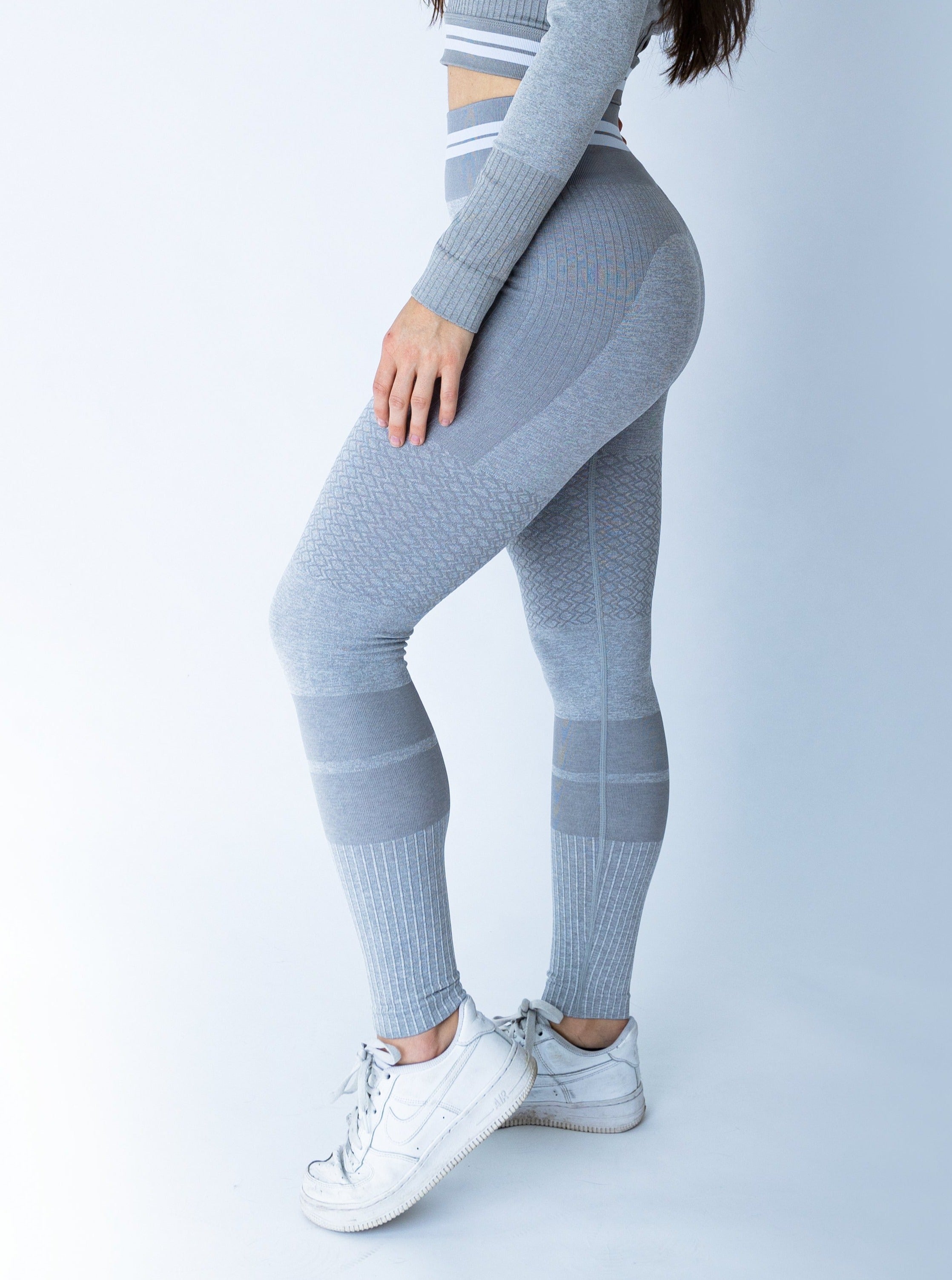 Bright Lines Light Grey Legging sportmonkey