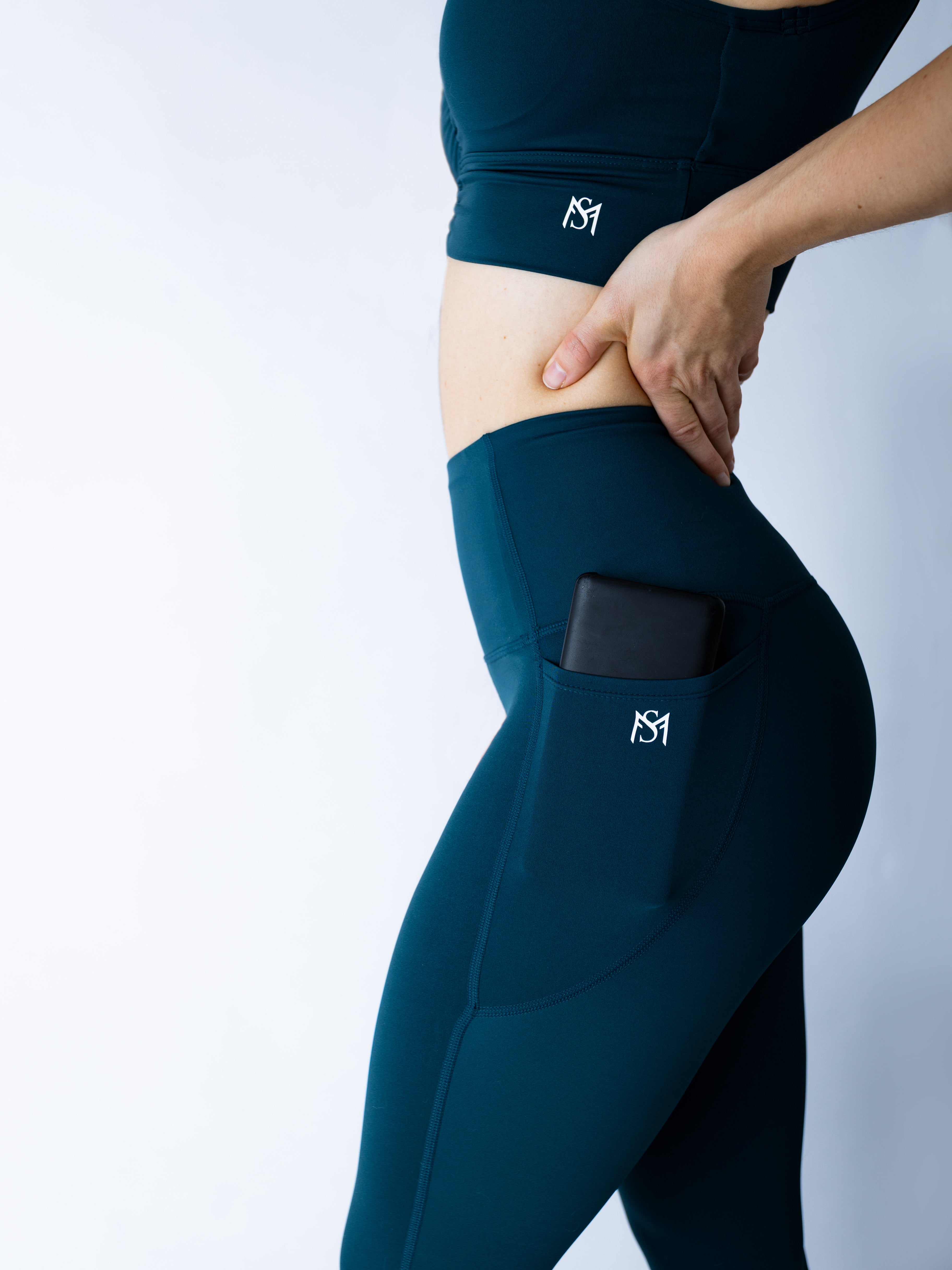 New Beginnings Collection Dark Green Legging Sportmonkey