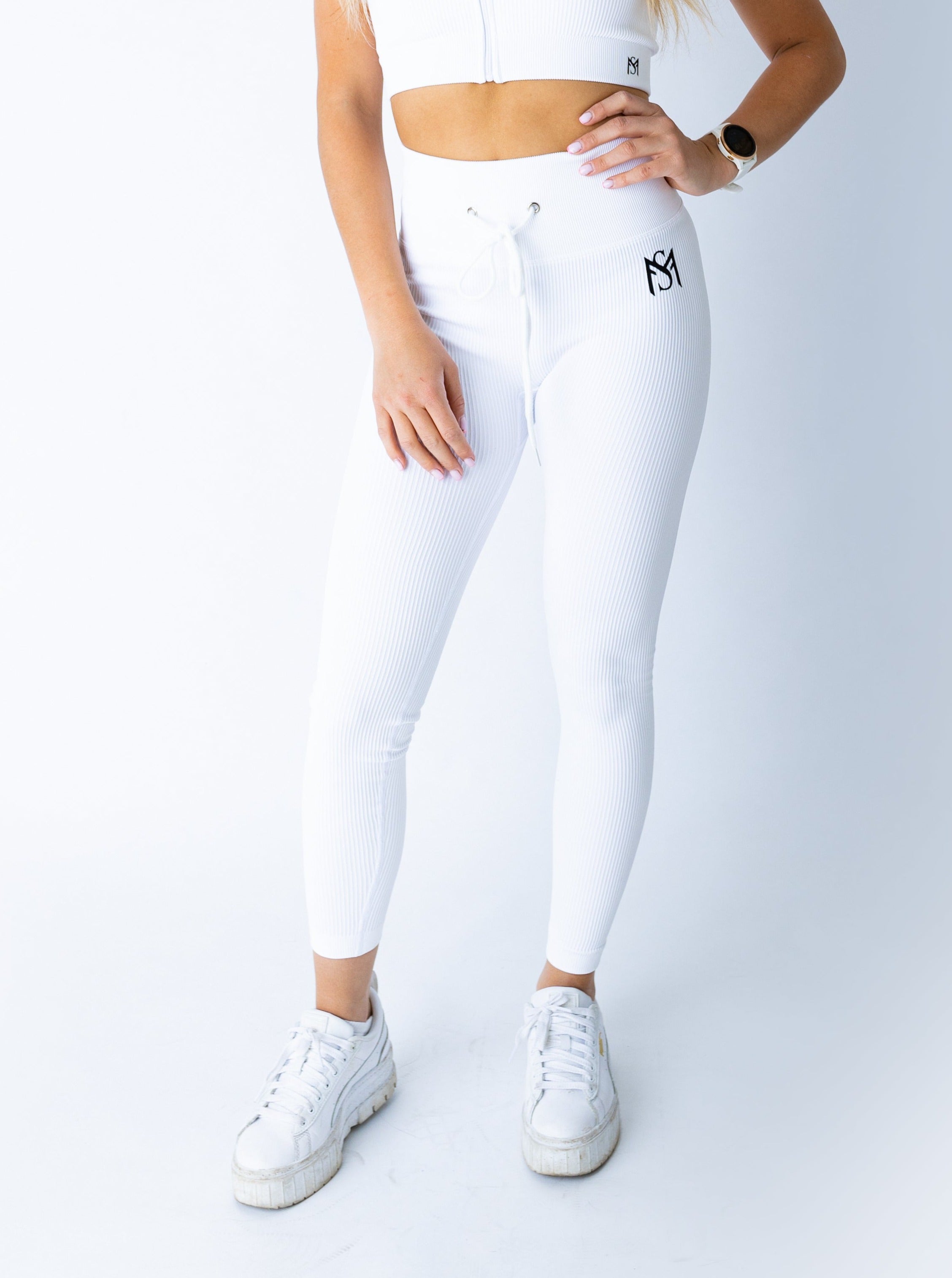 Lace Collection White Legging Sportmonkey