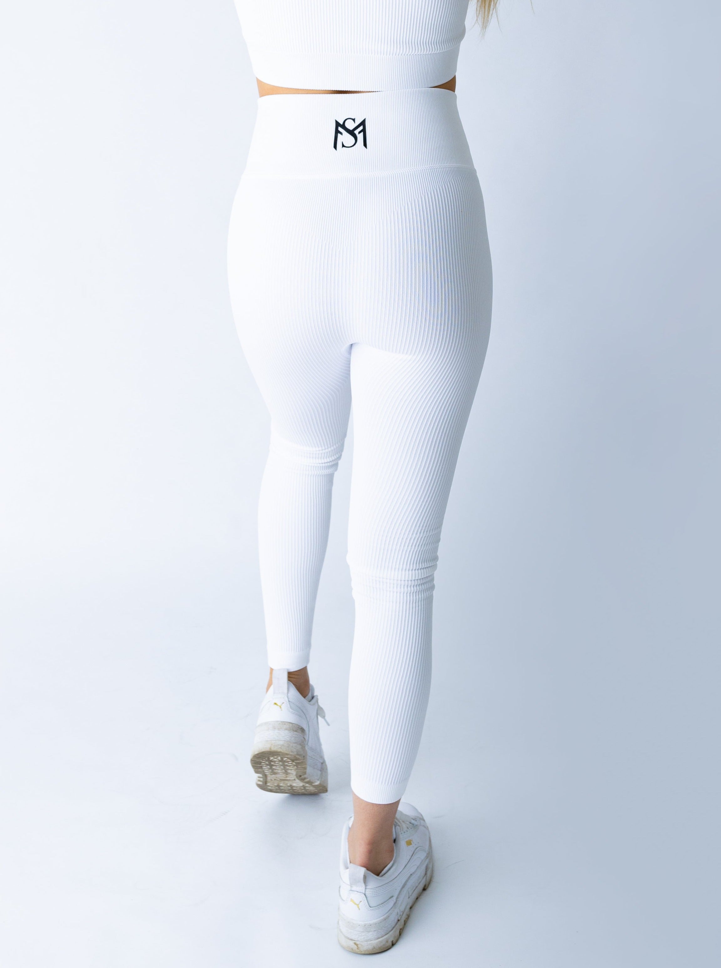 Lace Collection White Legging Sportmonkey