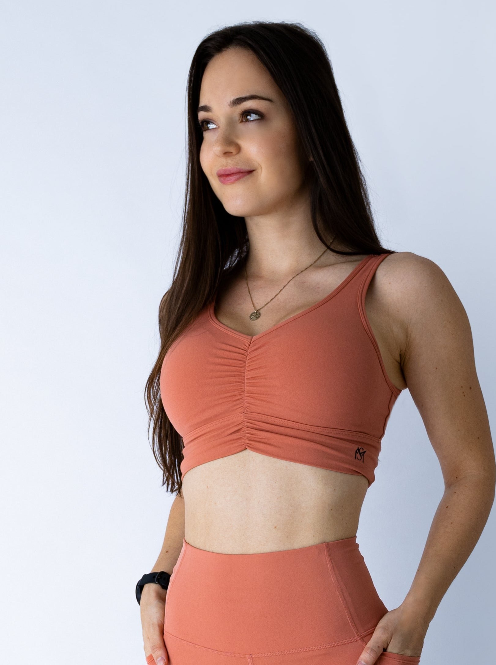 New Beginnings Collection Pink Sport Bra Sportmonkey