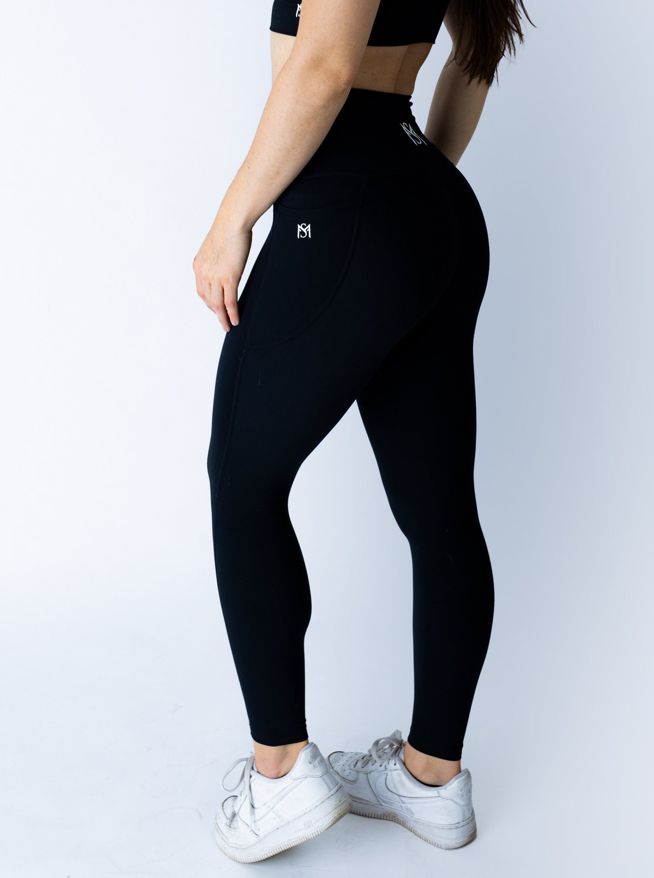 New Beginnings Collection Black Legging Sportmonkey