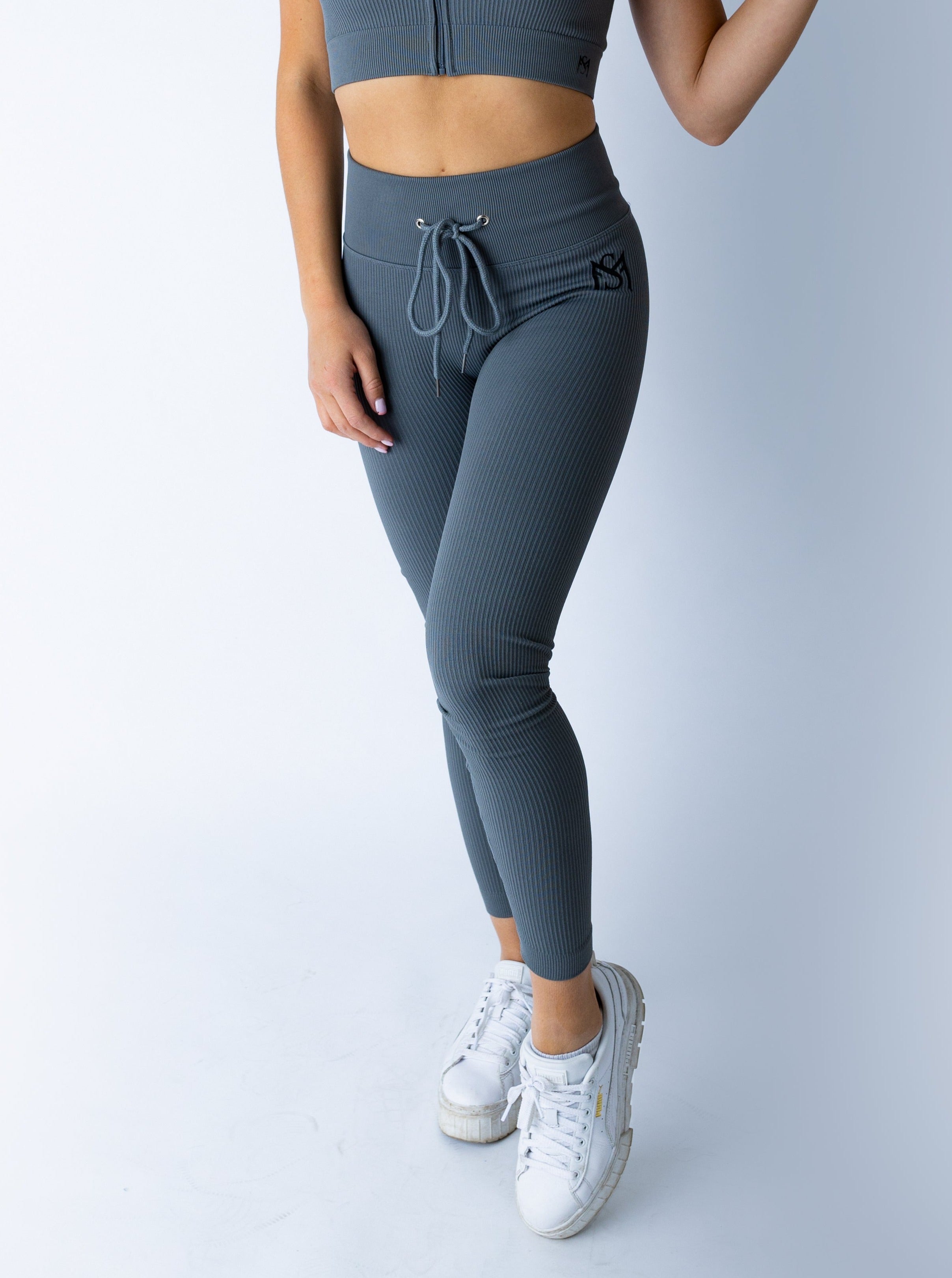 Lace Collection Grey Legging Sportmonkey