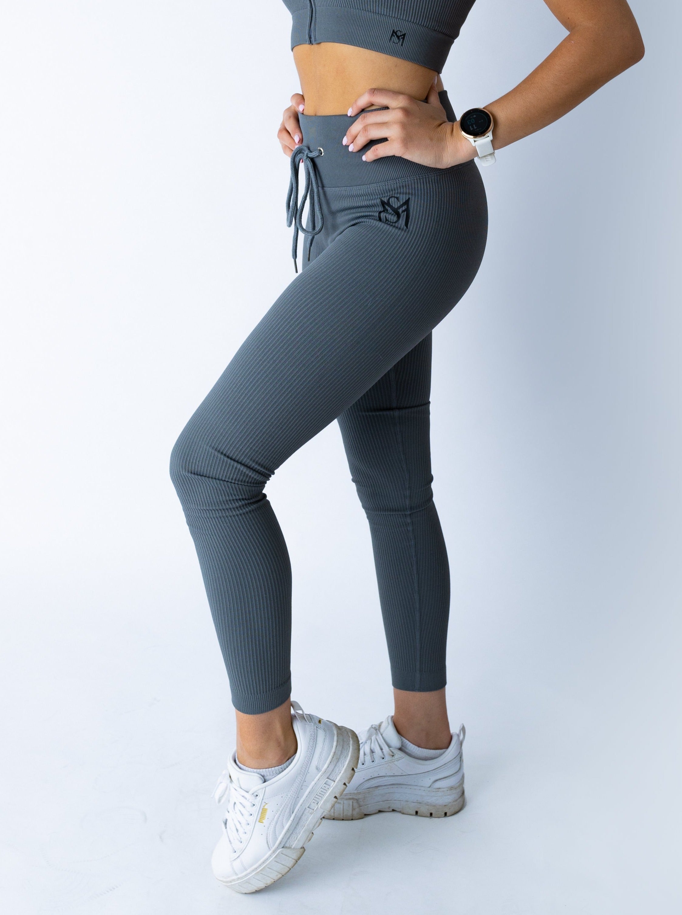 Lace Collection Grey Set Long Sleeve Sportmonkey