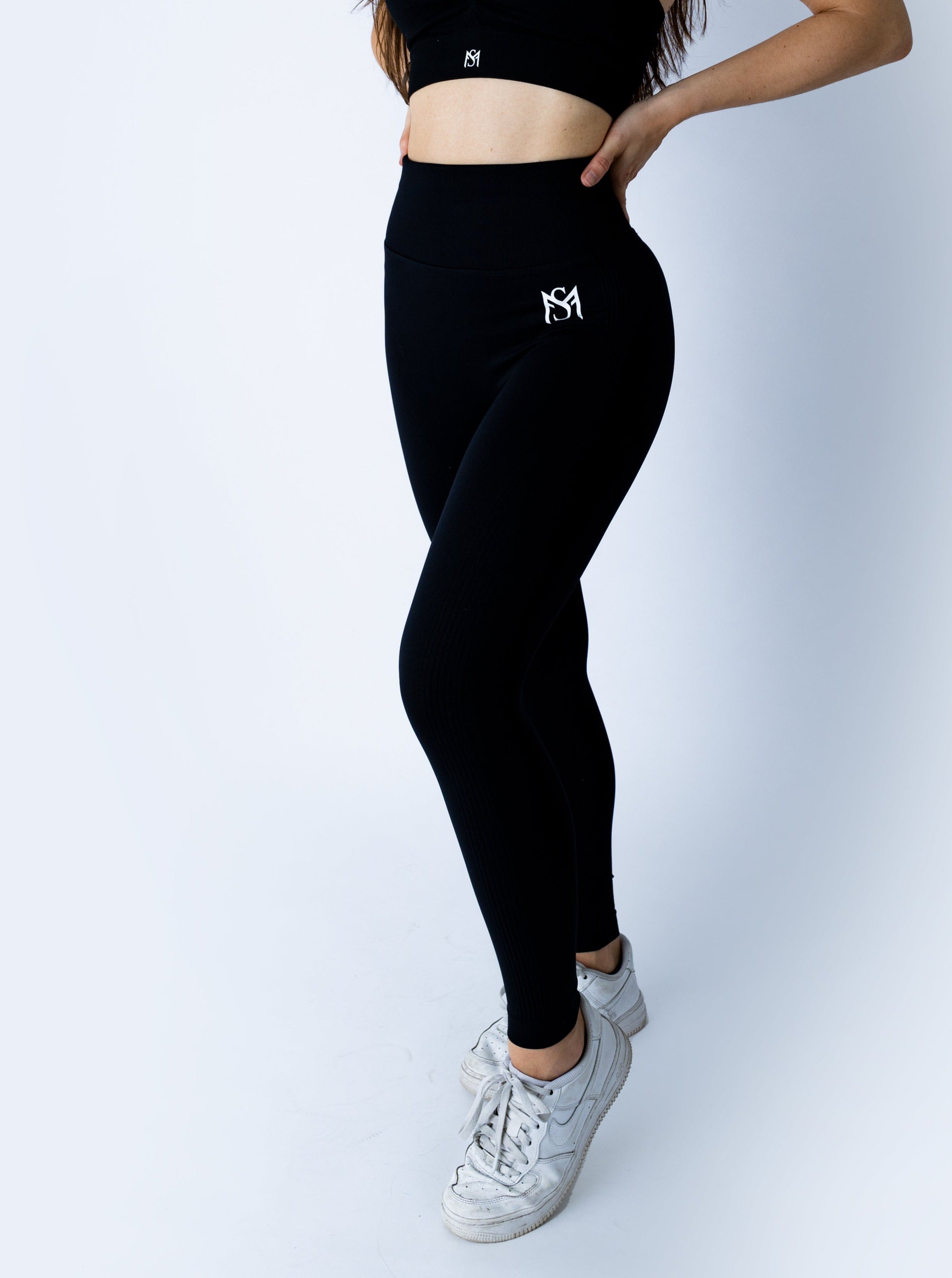 Push Up Collection Black Legging Sportmonkey
