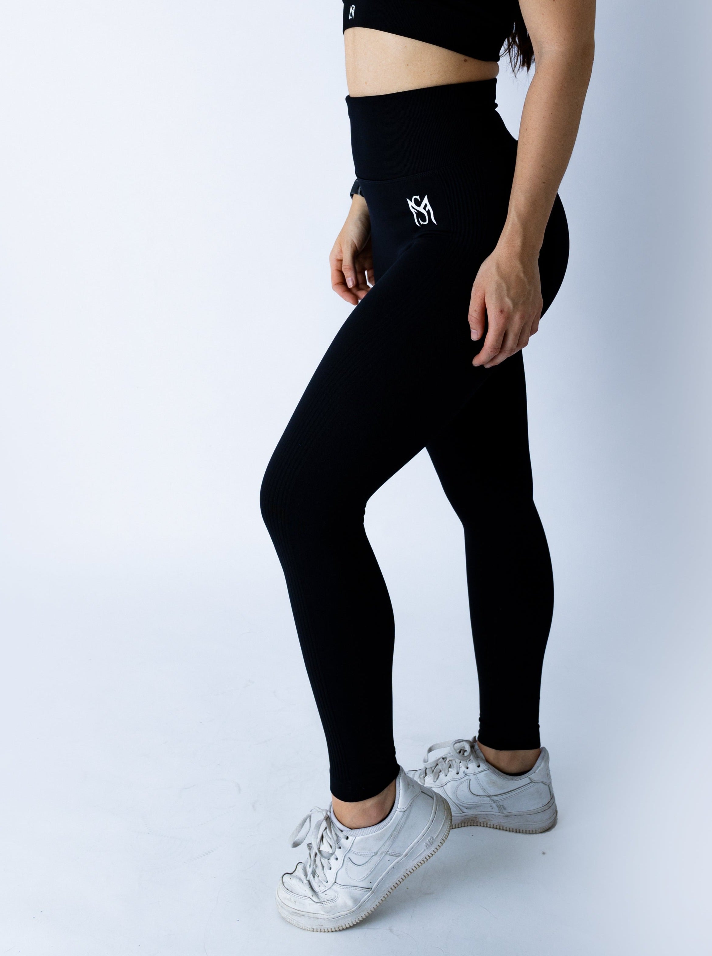 Push Up Collection Black Legging Sportmonkey