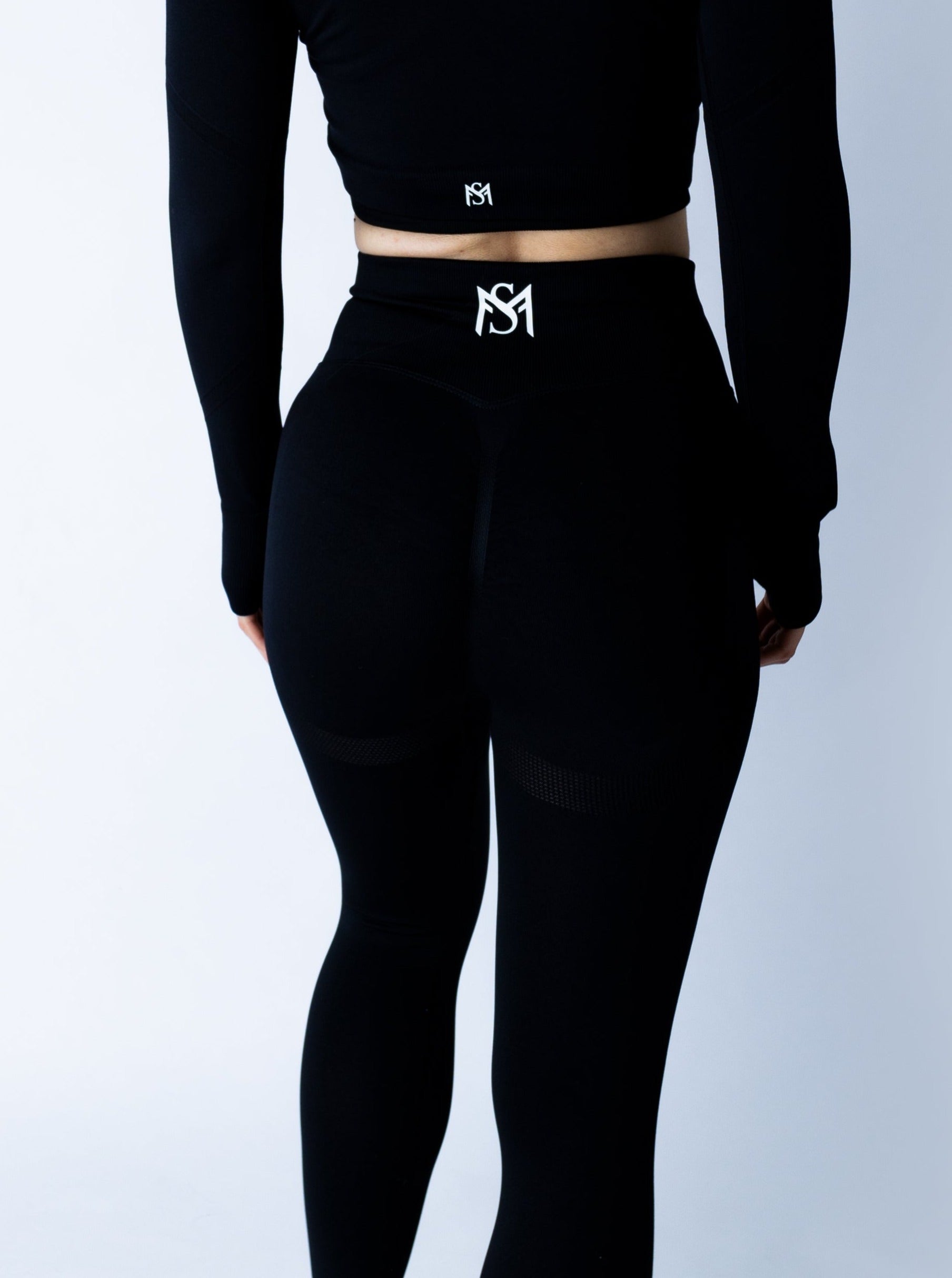 Push Up Collection Black Set Long Sleeve Sportmonkey