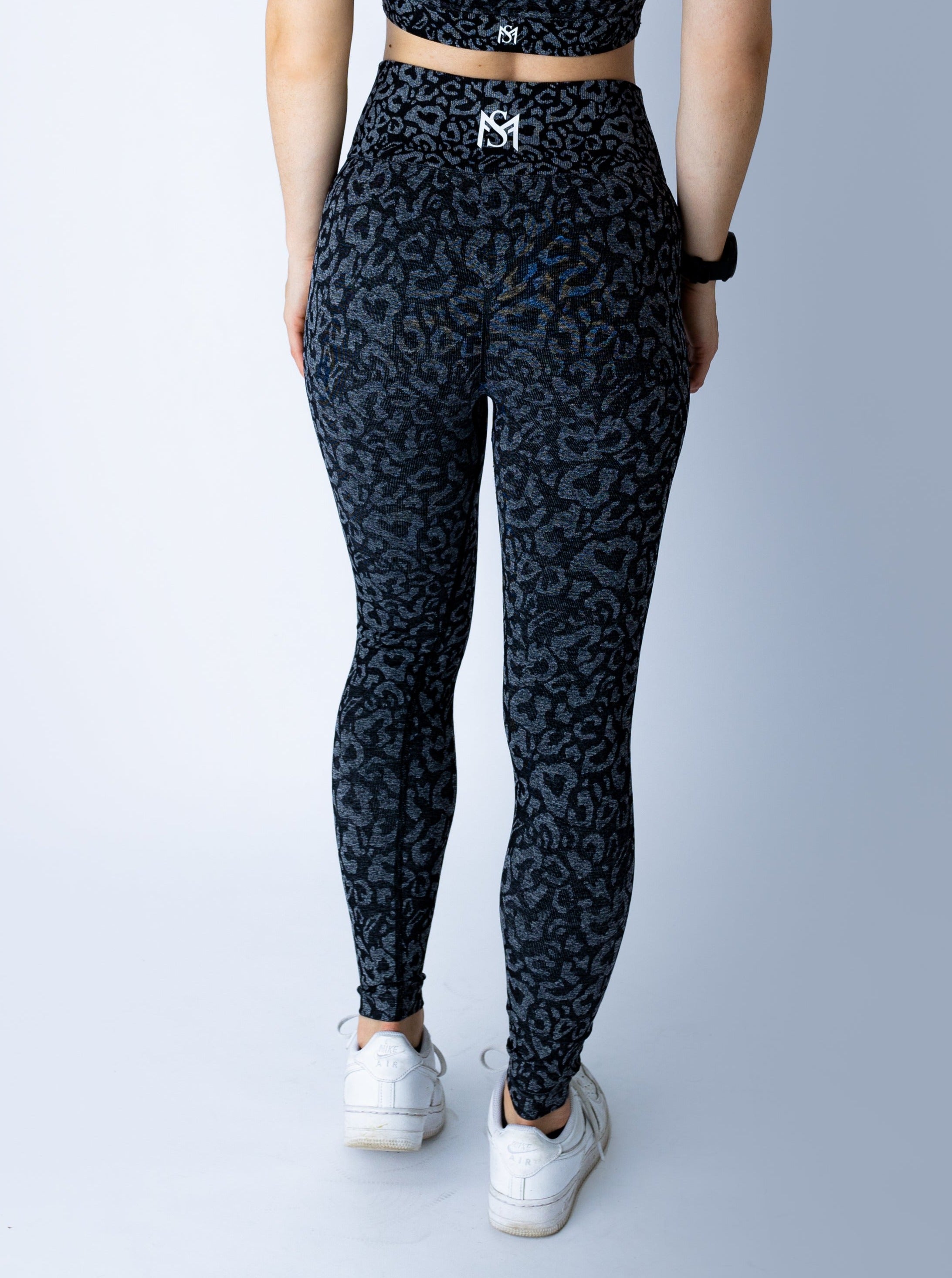 Leopard Collection Black Legging Sportmonkey