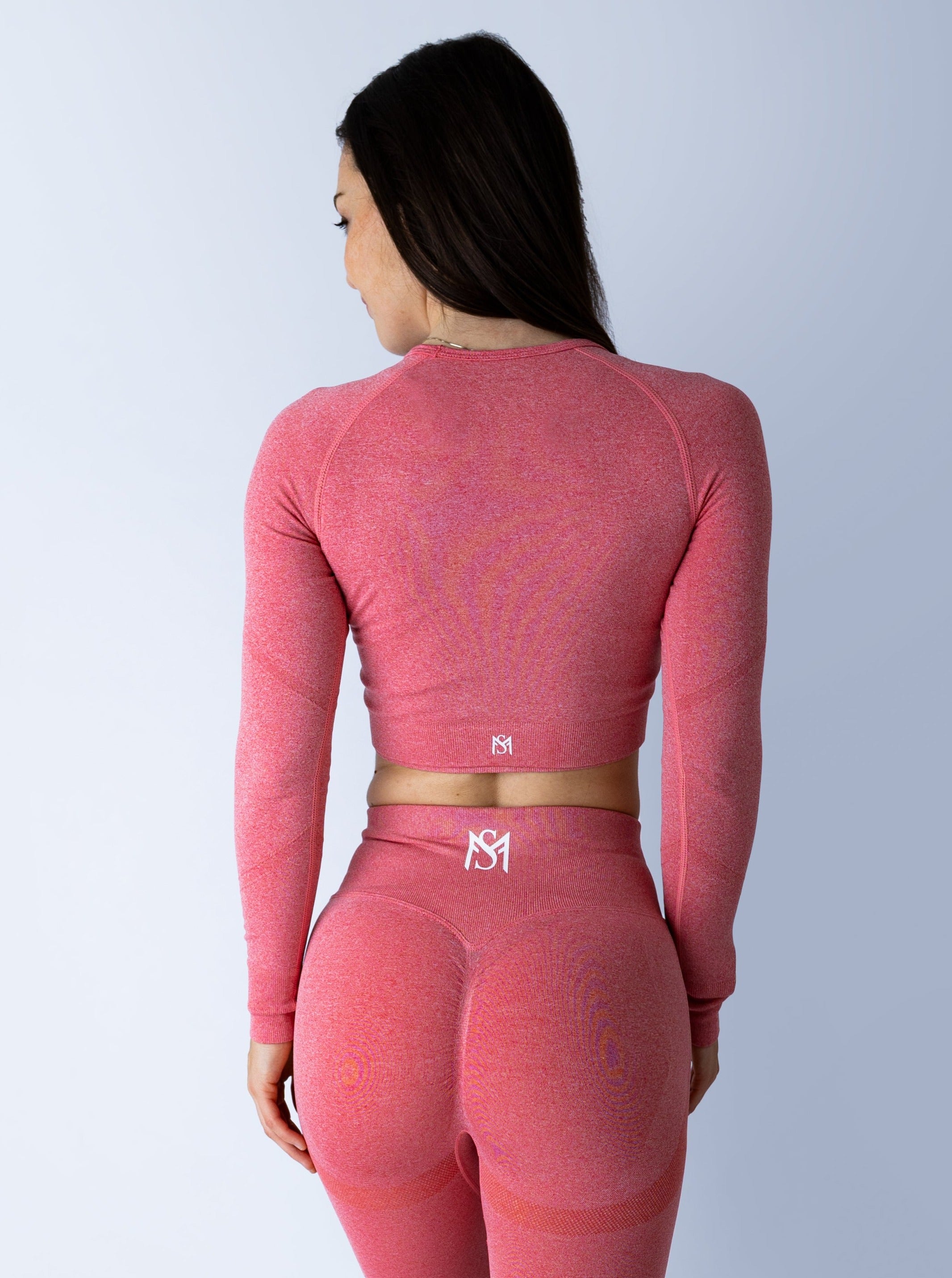 Push Up Collection Pink Long Sleeve Sportmonkey