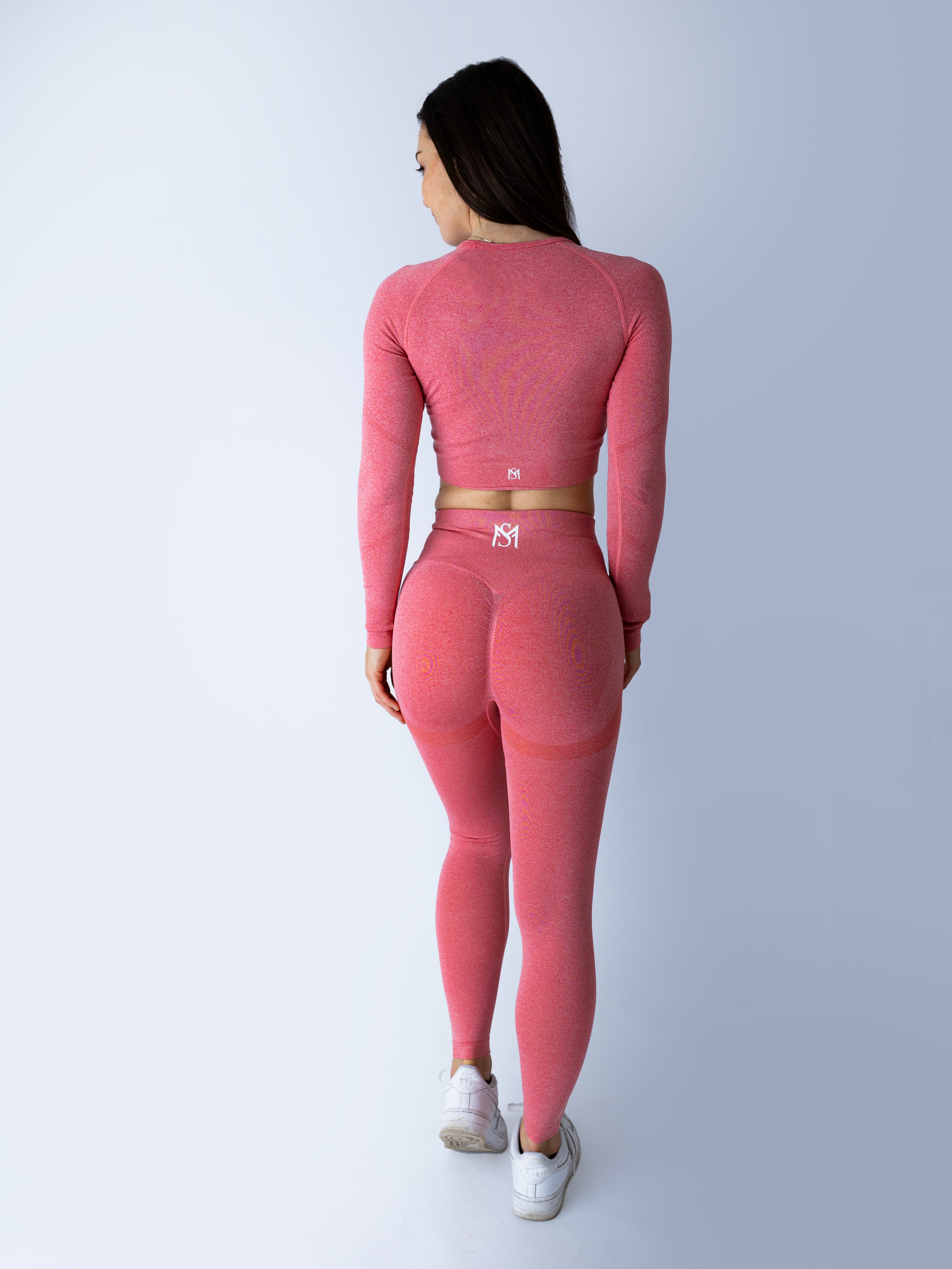 Push Up Collection Pink Set Long Sleeve Sportmonkey