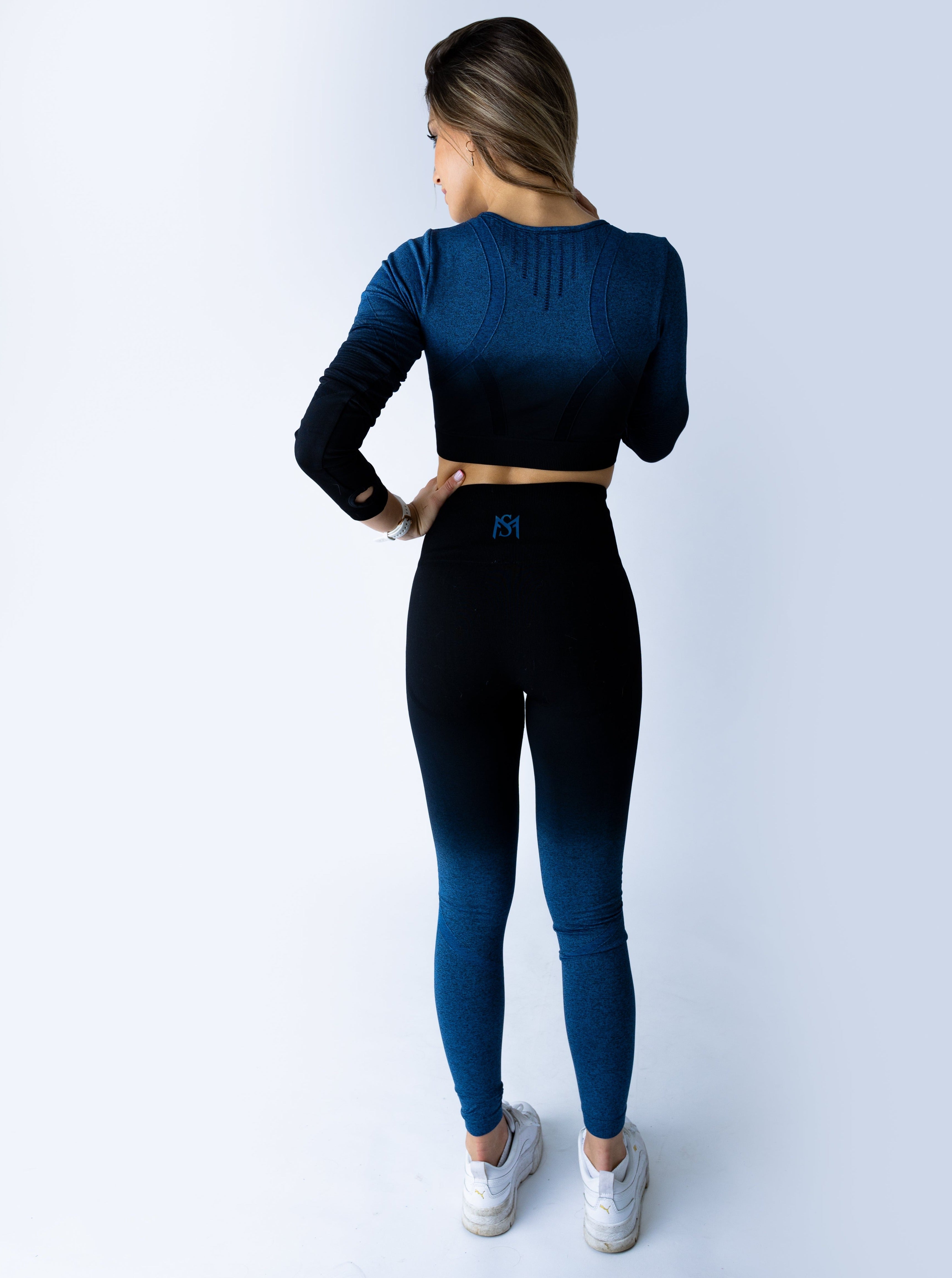 Gradient Blue Set Long Sleeve Sportmonkey