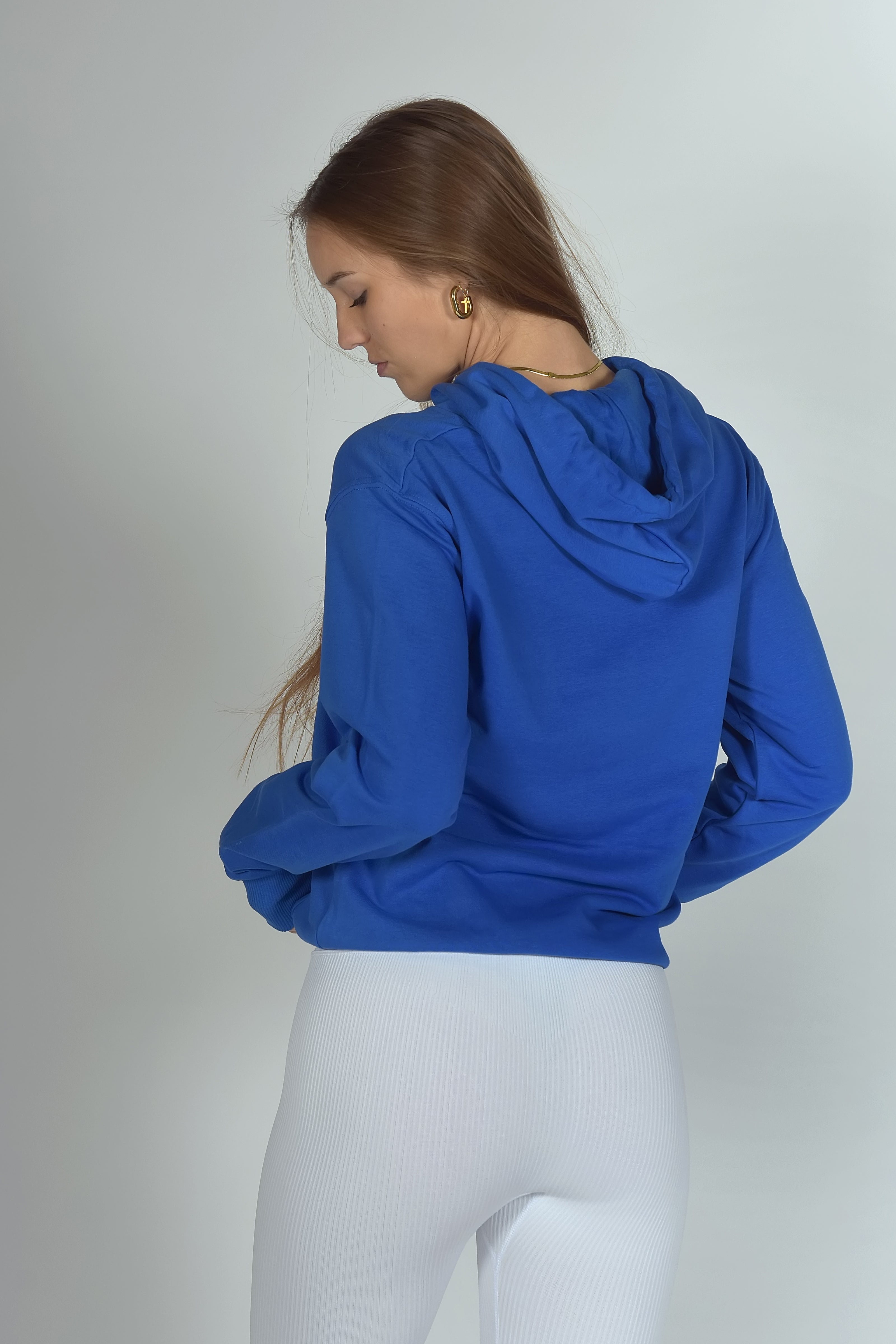 Unisex Thin Hoodie Blue Sportmonkey