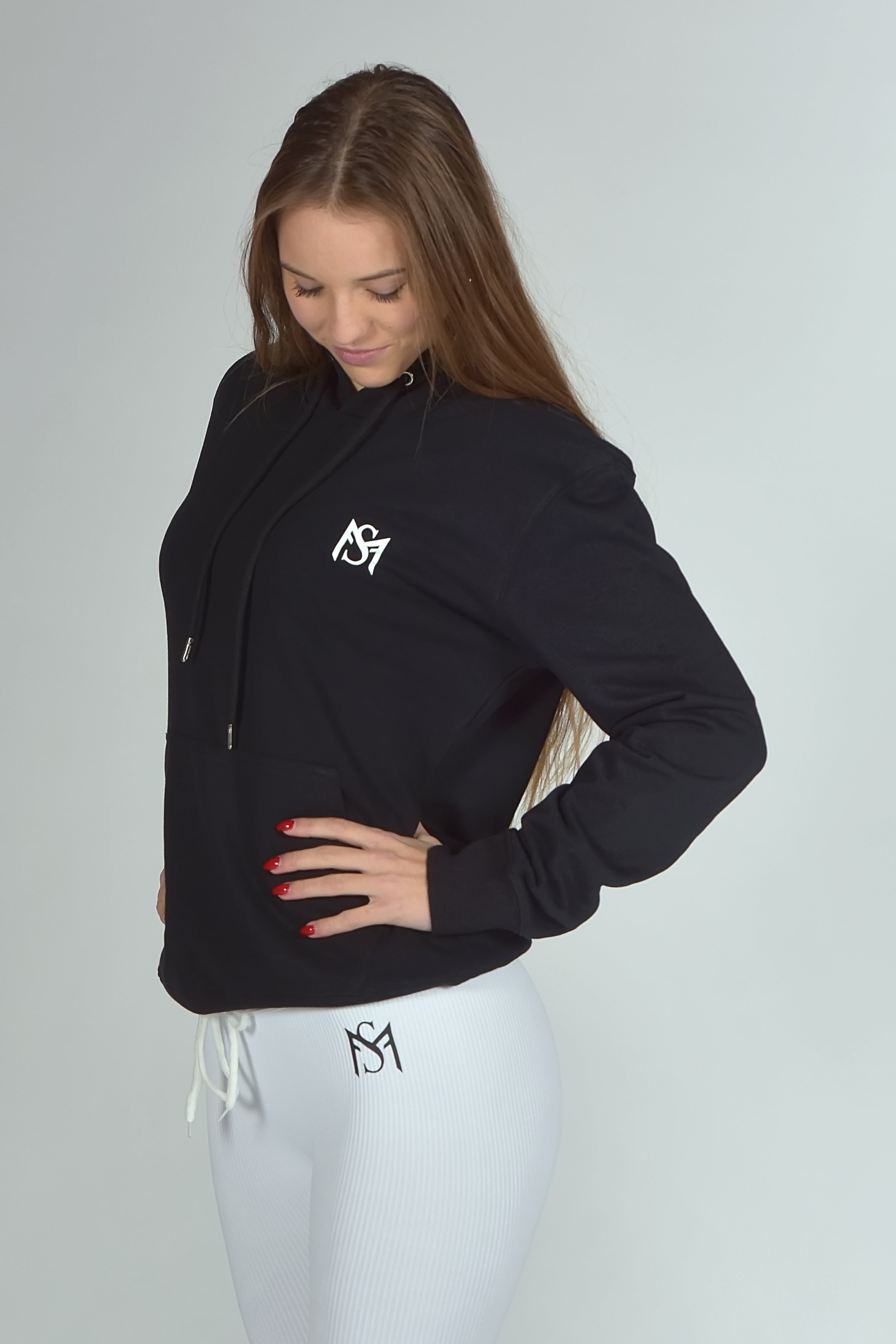 Unisex Thin Hoodie Black Sportmonkey