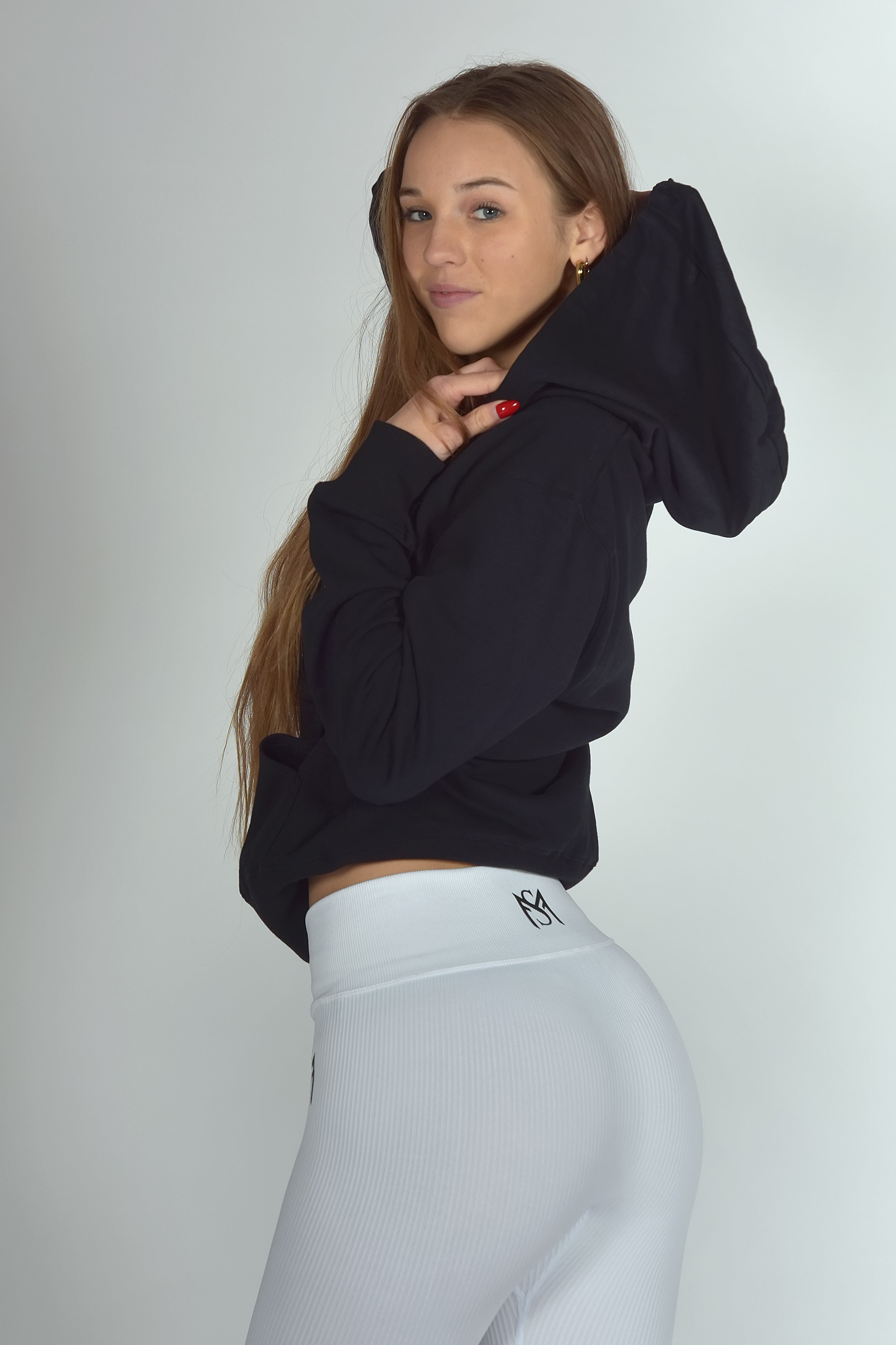 Unisex Thin Hoodie Black Sportmonkey