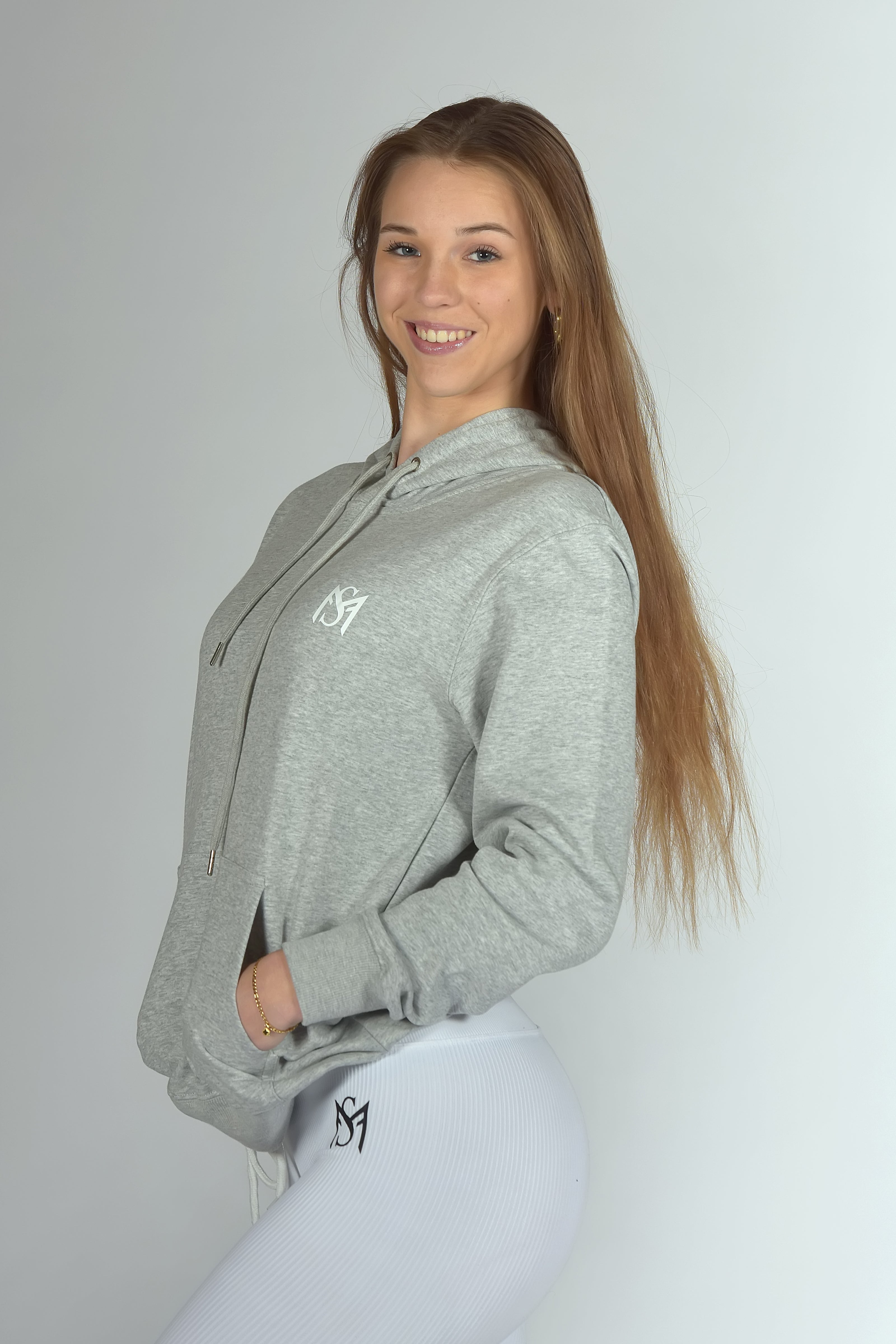 Unisex Thin Hoodie Grey Sportmonkey