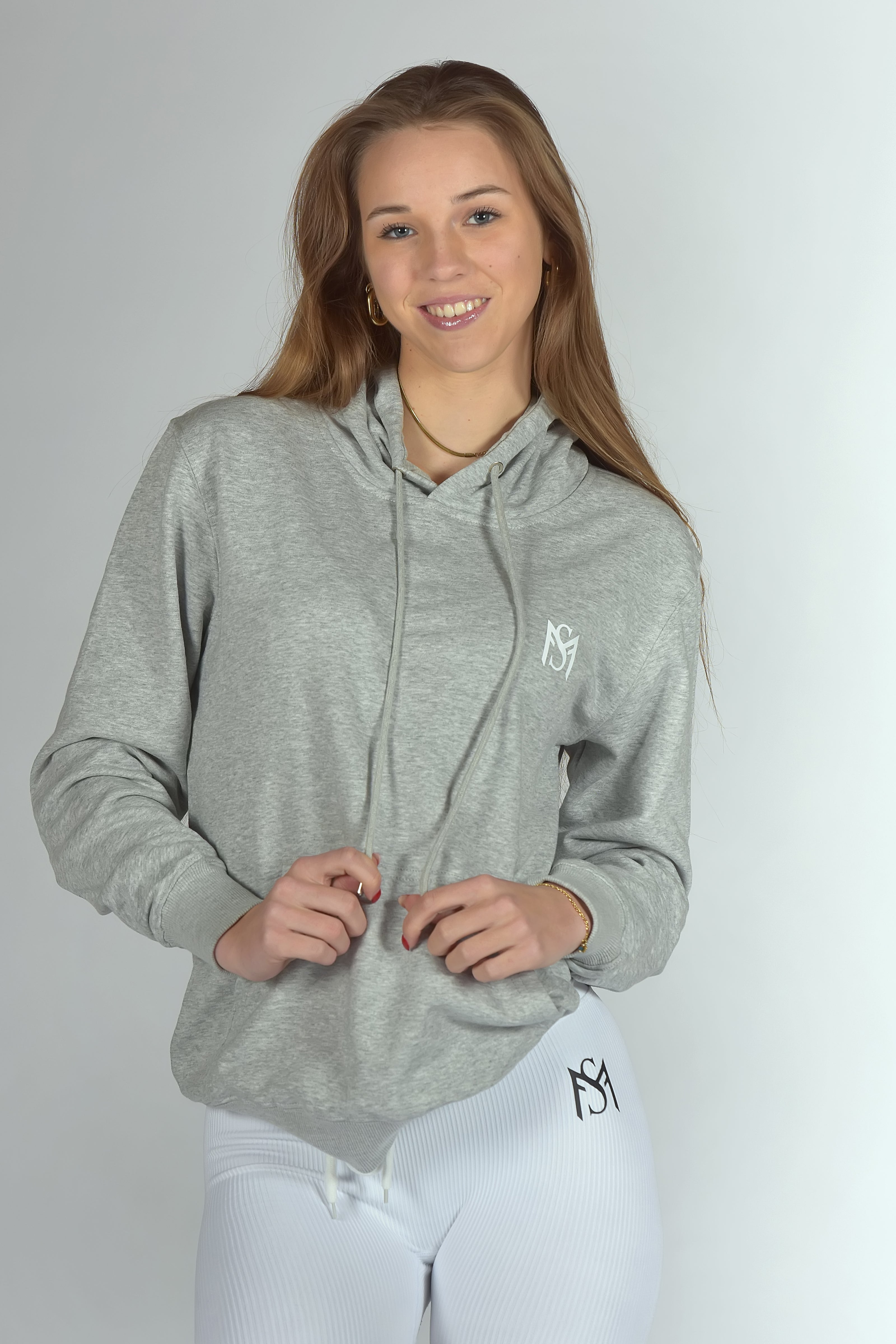 Unisex Thin Hoodie Grey Sportmonkey